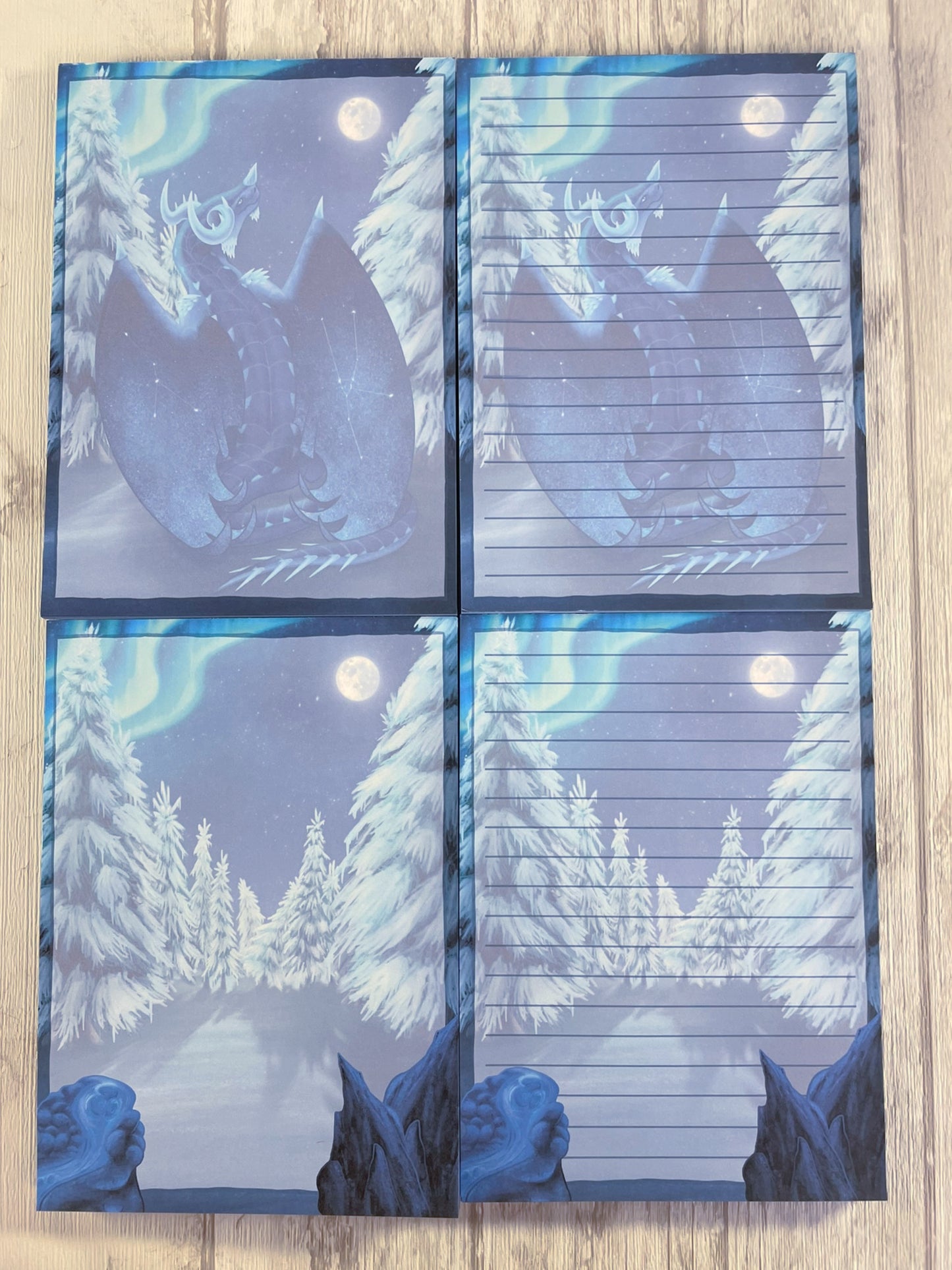 Azurite Mineral Dragon - Notepads