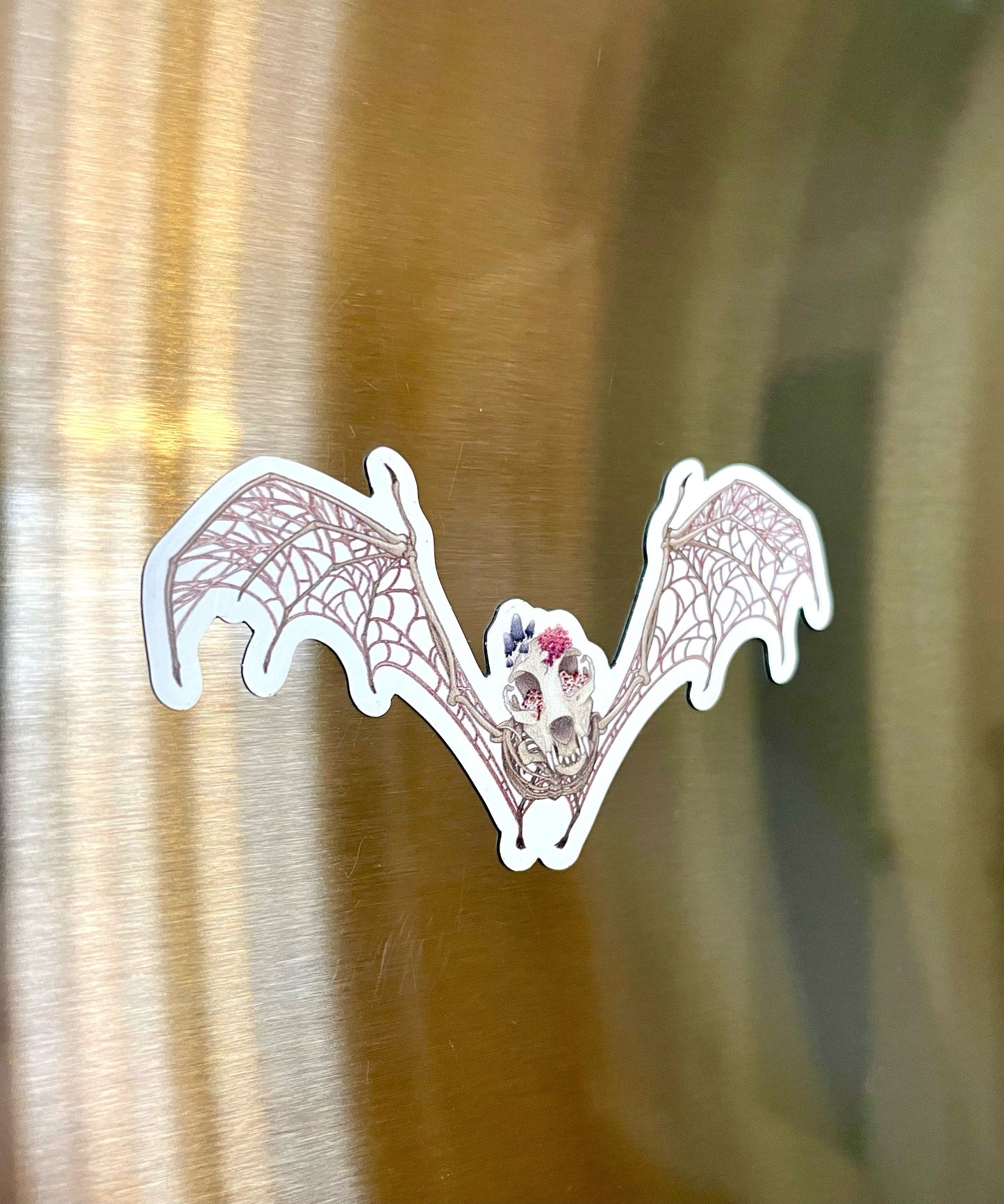 Fungal Bat Skeleton Magnet