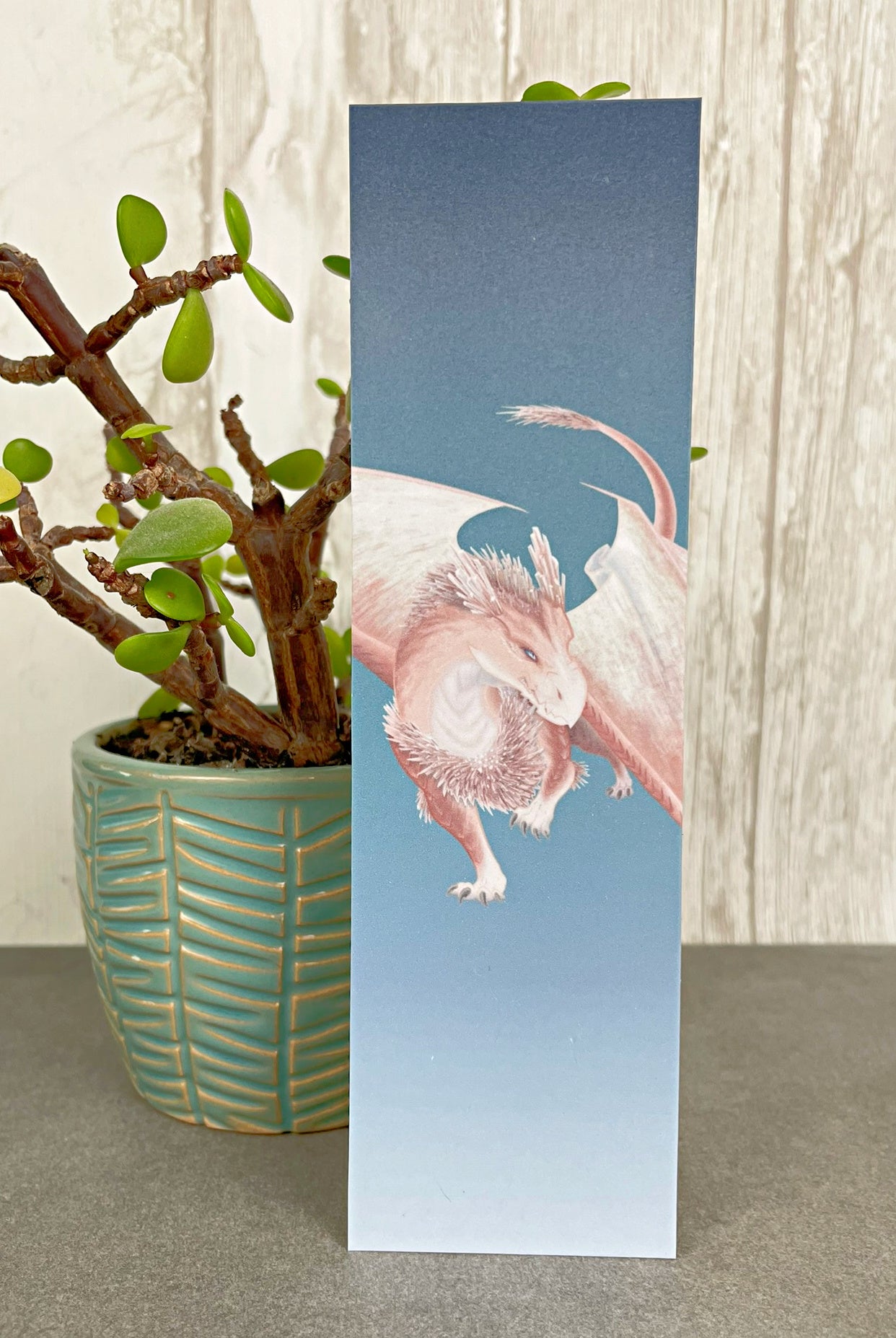 Scolecite Mineral Dragon - Bookmarks