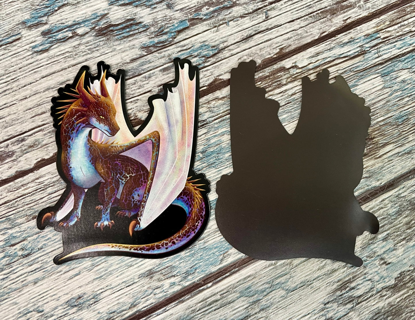 Opal Mineral Dragon - Magnet