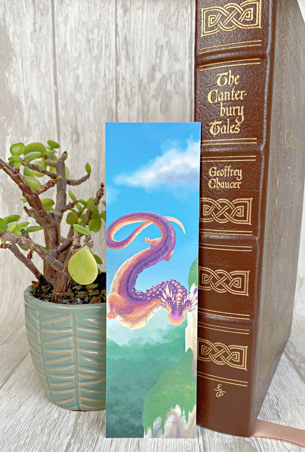 Fluorite Mineral Dragon - Bookmarks