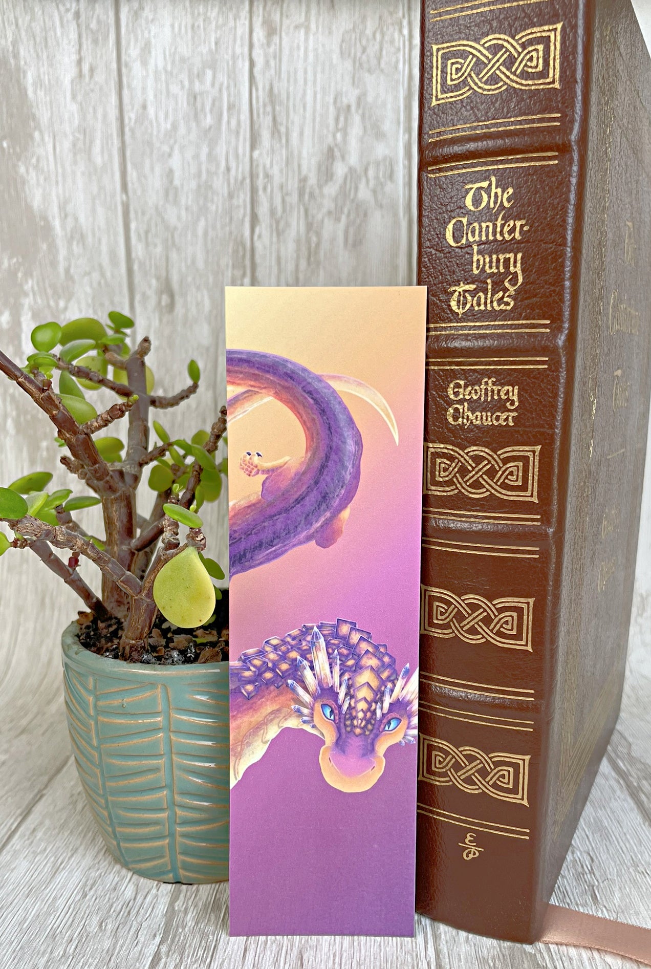 Fluorite Mineral Dragon - Bookmarks