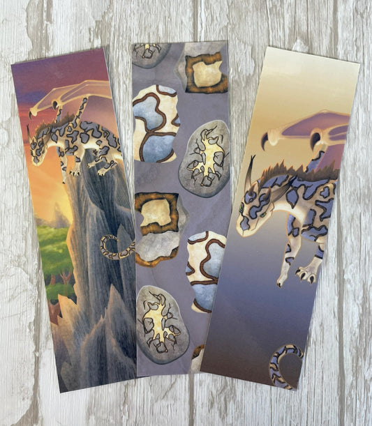 Septarian Mineral Dragon - Bookmarks