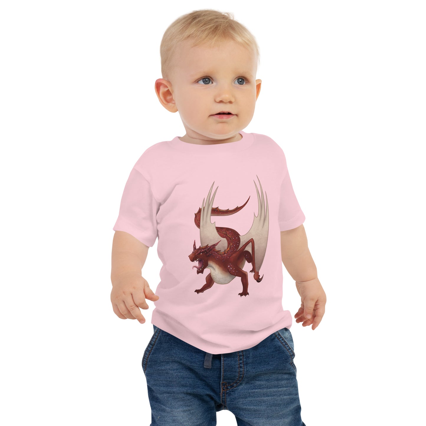 Cinnabar Mineral Dragon - Baby Jersey Short Sleeve Tee