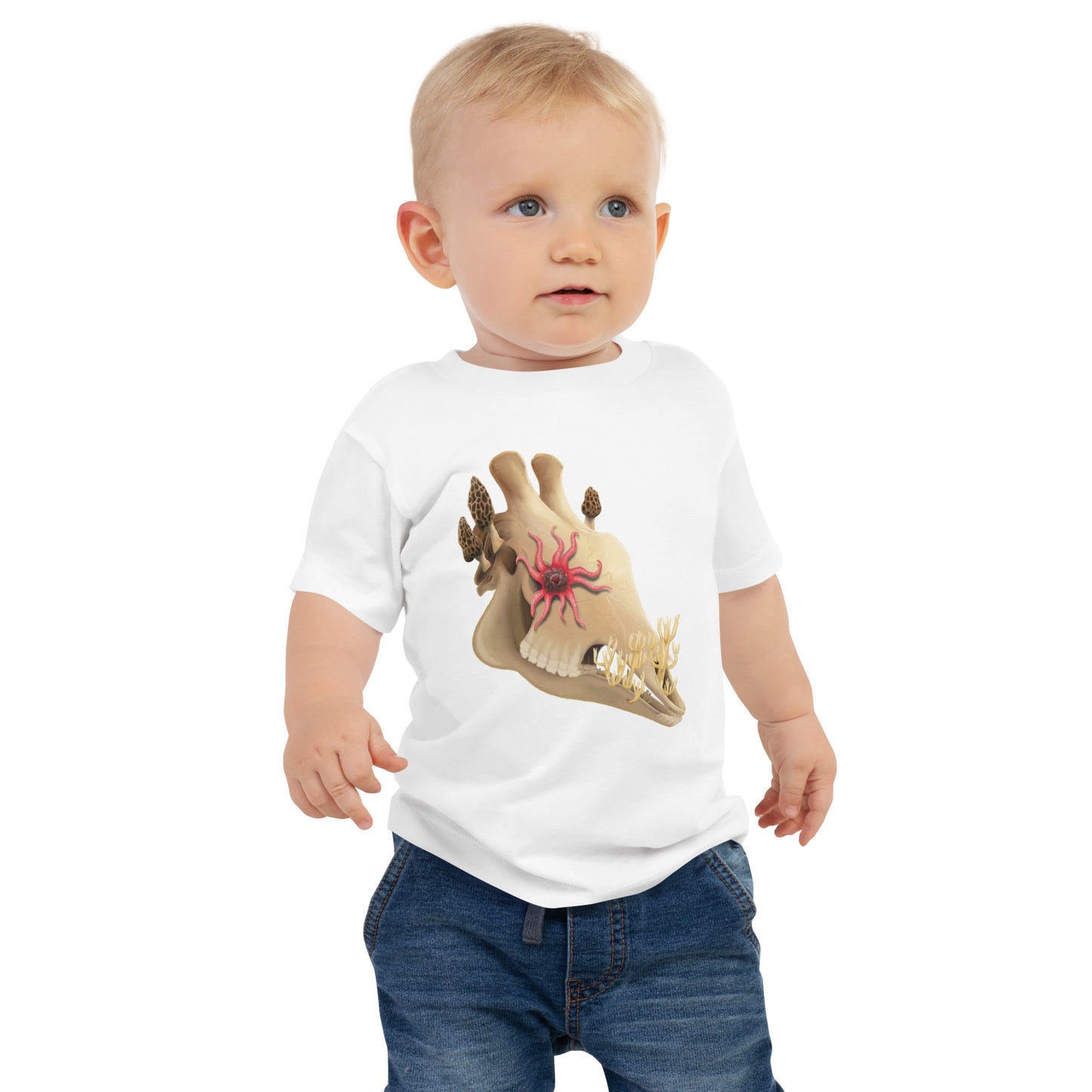 Fungal Giraffe Skull - Baby Jersey Short Sleeve Tee