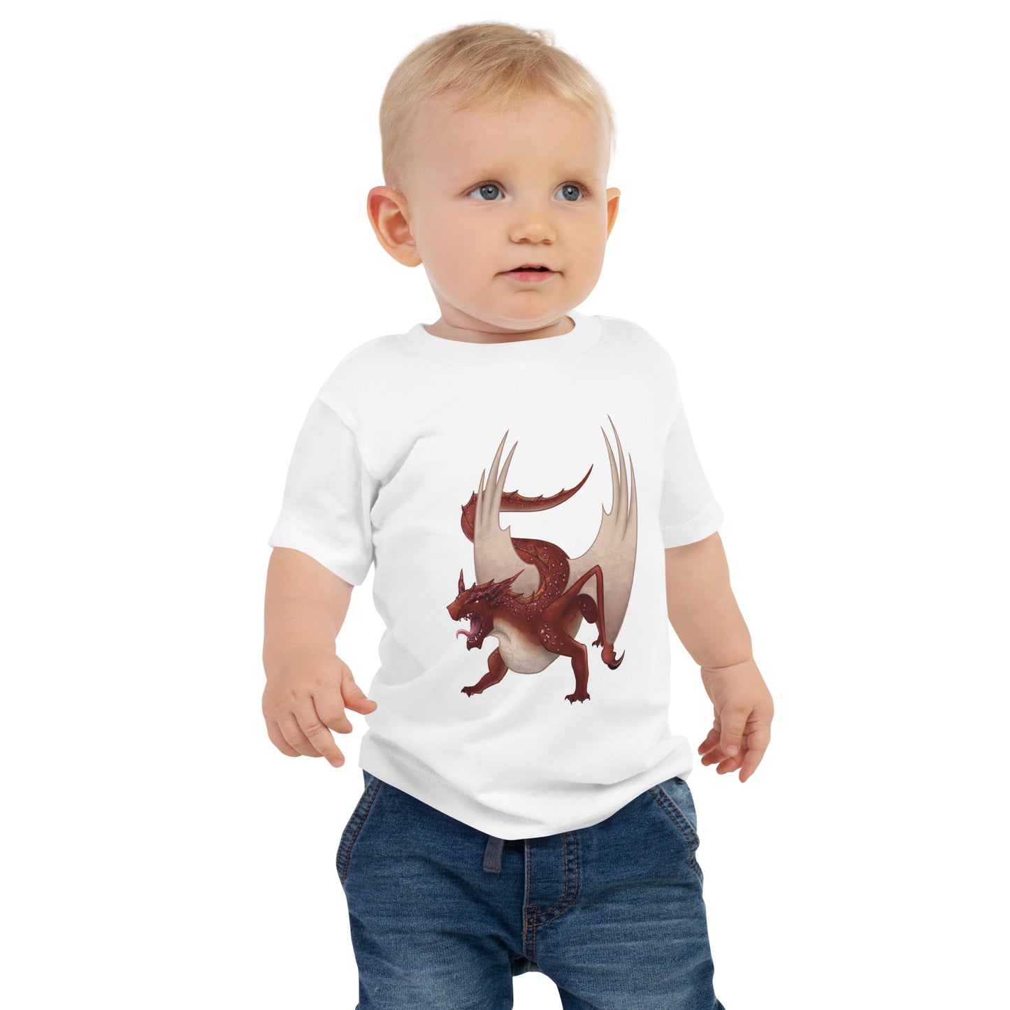 Cinnabar Mineral Dragon - Baby Jersey Short Sleeve Tee