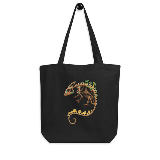 Fungal Chameleon Skeleton - Eco Tote Bag