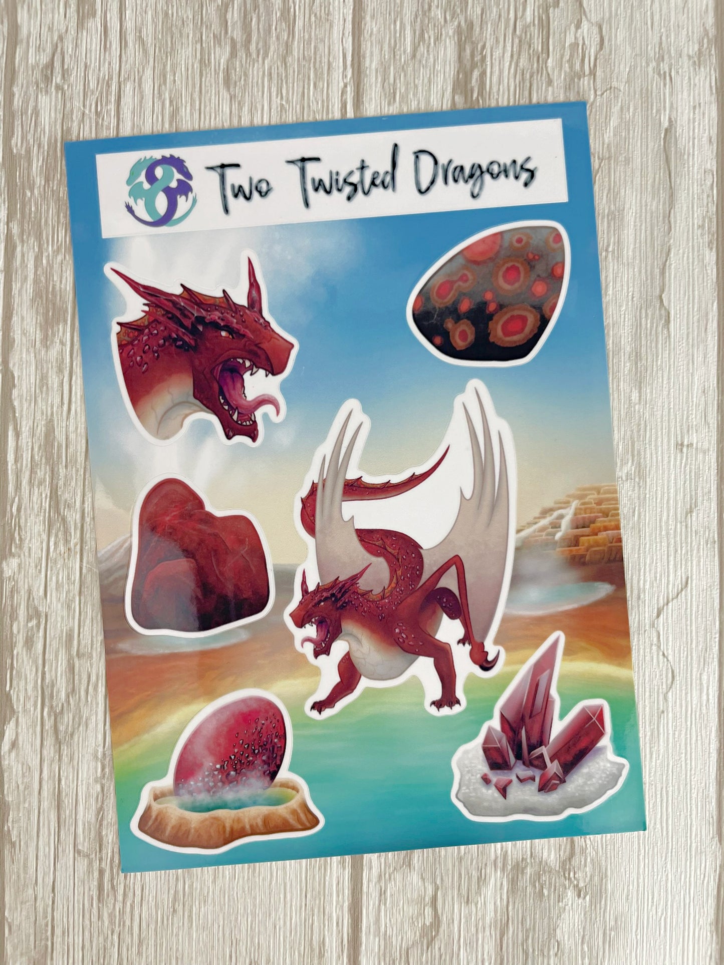 Dragon's Lair Subscription - Cinnabar Mineral Dragon - Tier 3  - Art Horde