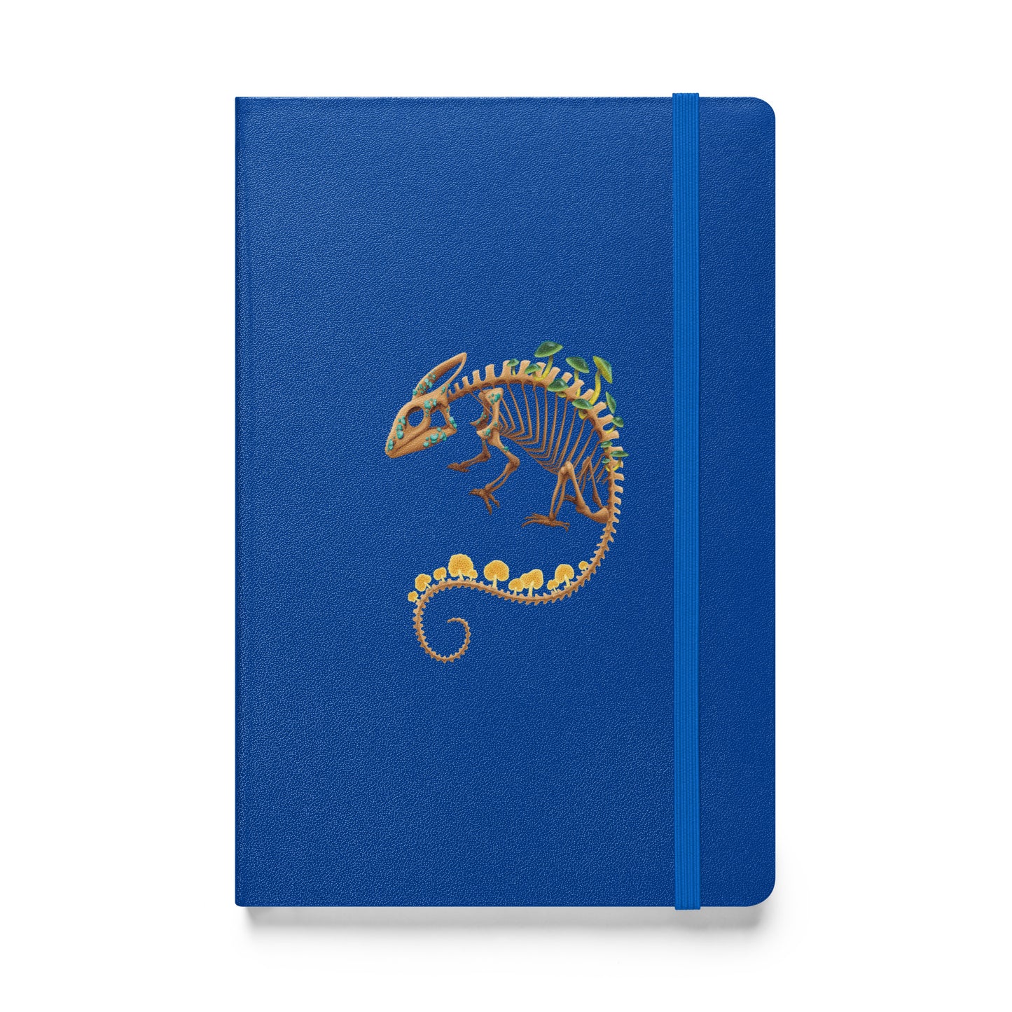 Fungal Chameleon Skeleton - Hardcover bound notebook