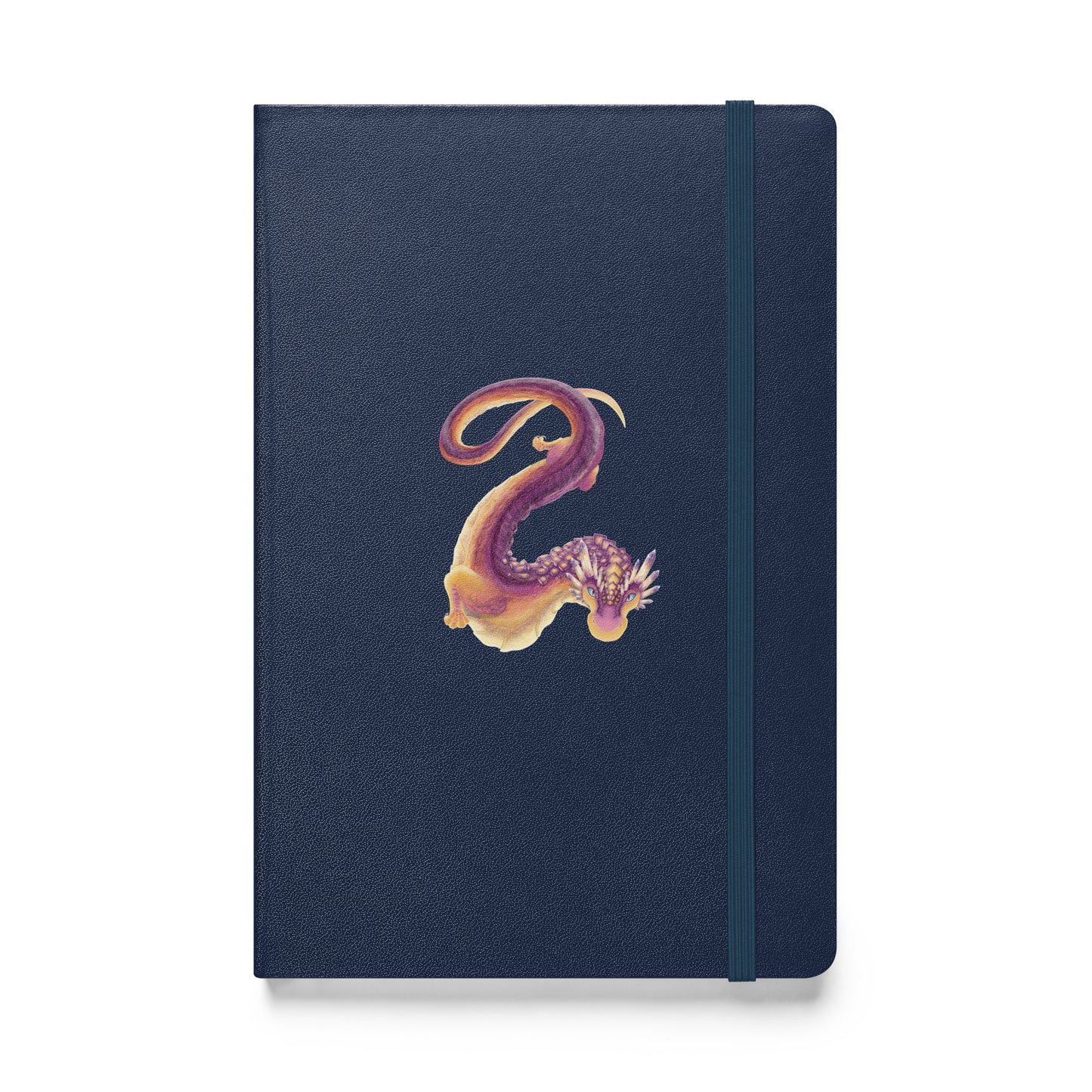 Fluorite Mineral Dragon - Hardcover Bound Notebook