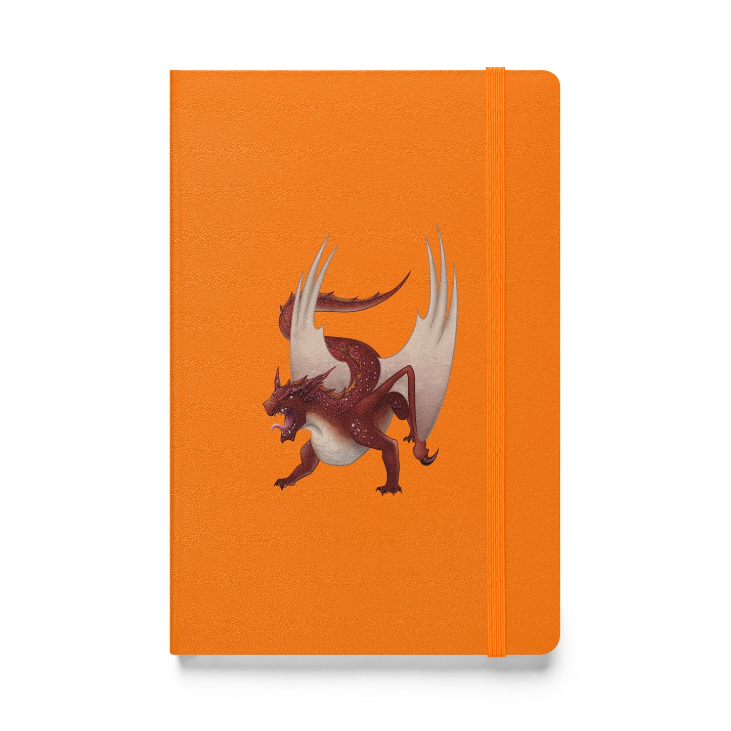 Cinnabar Mineral Dragon - Hardcover Bound Notebook