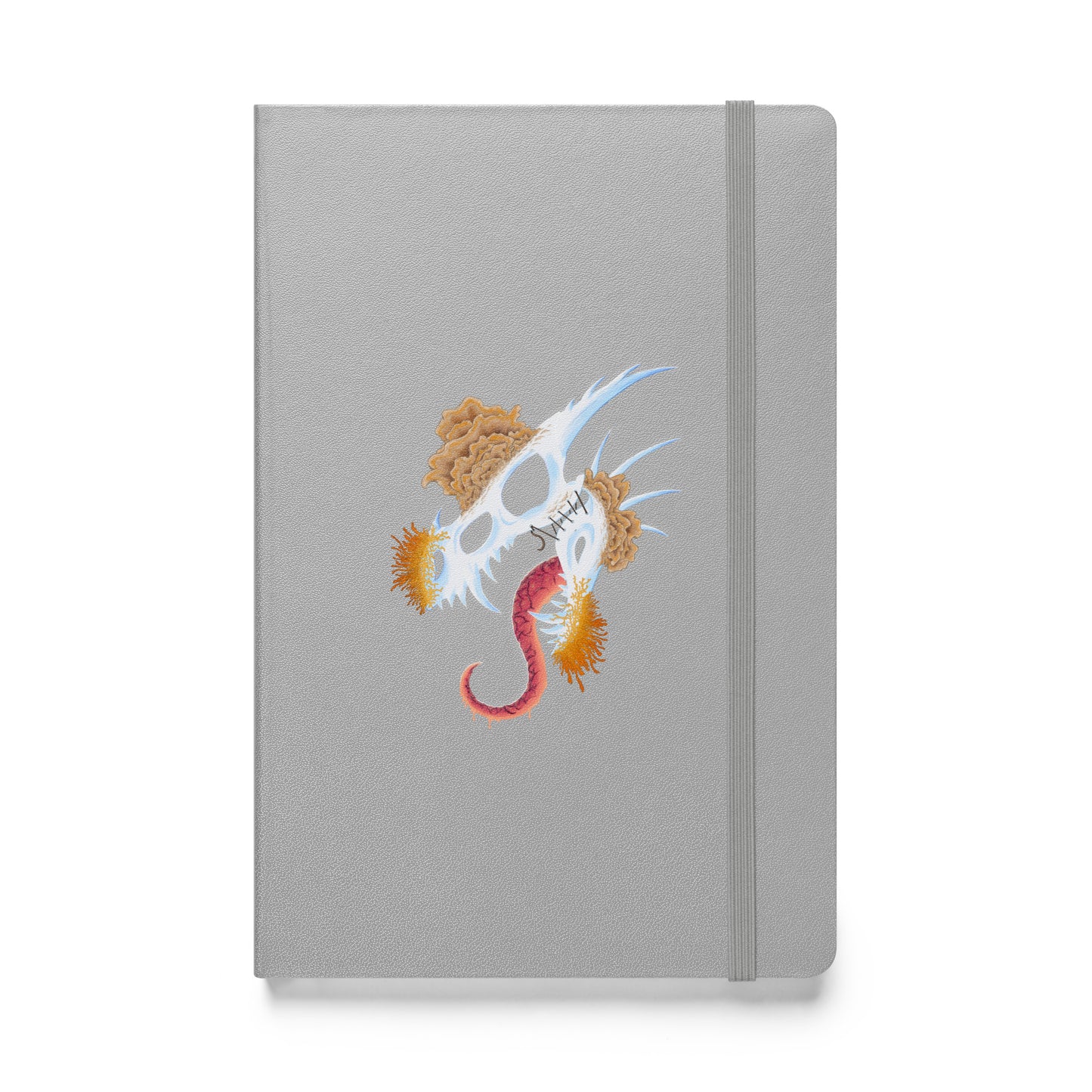 Fungal Dragon Skull - Hardcover Bound Notebook