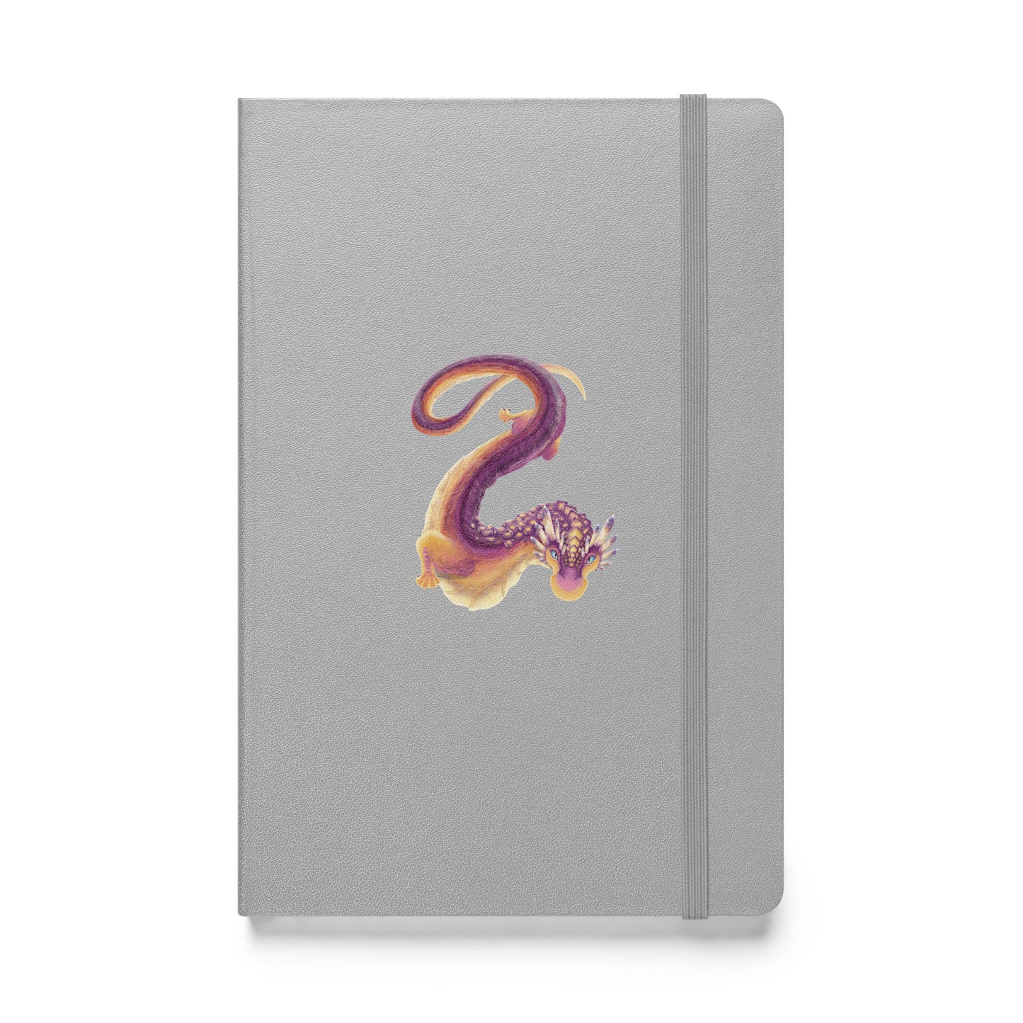 Fluorite Mineral Dragon - Hardcover Bound Notebook