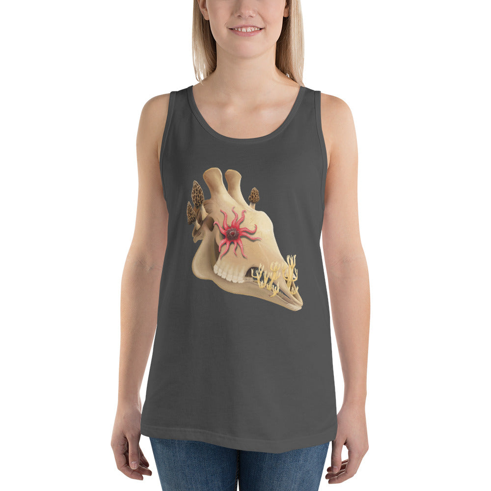 Fungal Giraffe Skull - Unisex Tank Top