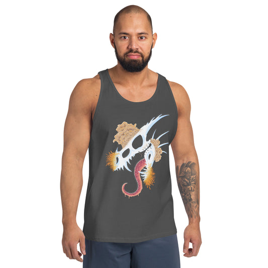 Fungal Dragon Skull - Unisex Tank Top