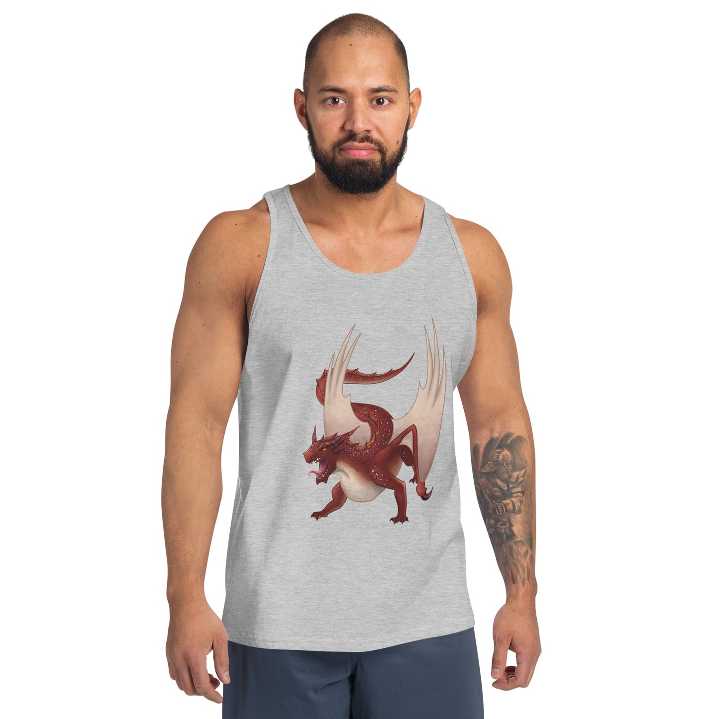 Cinnabar Mineral Dragon - Unisex Tank Top