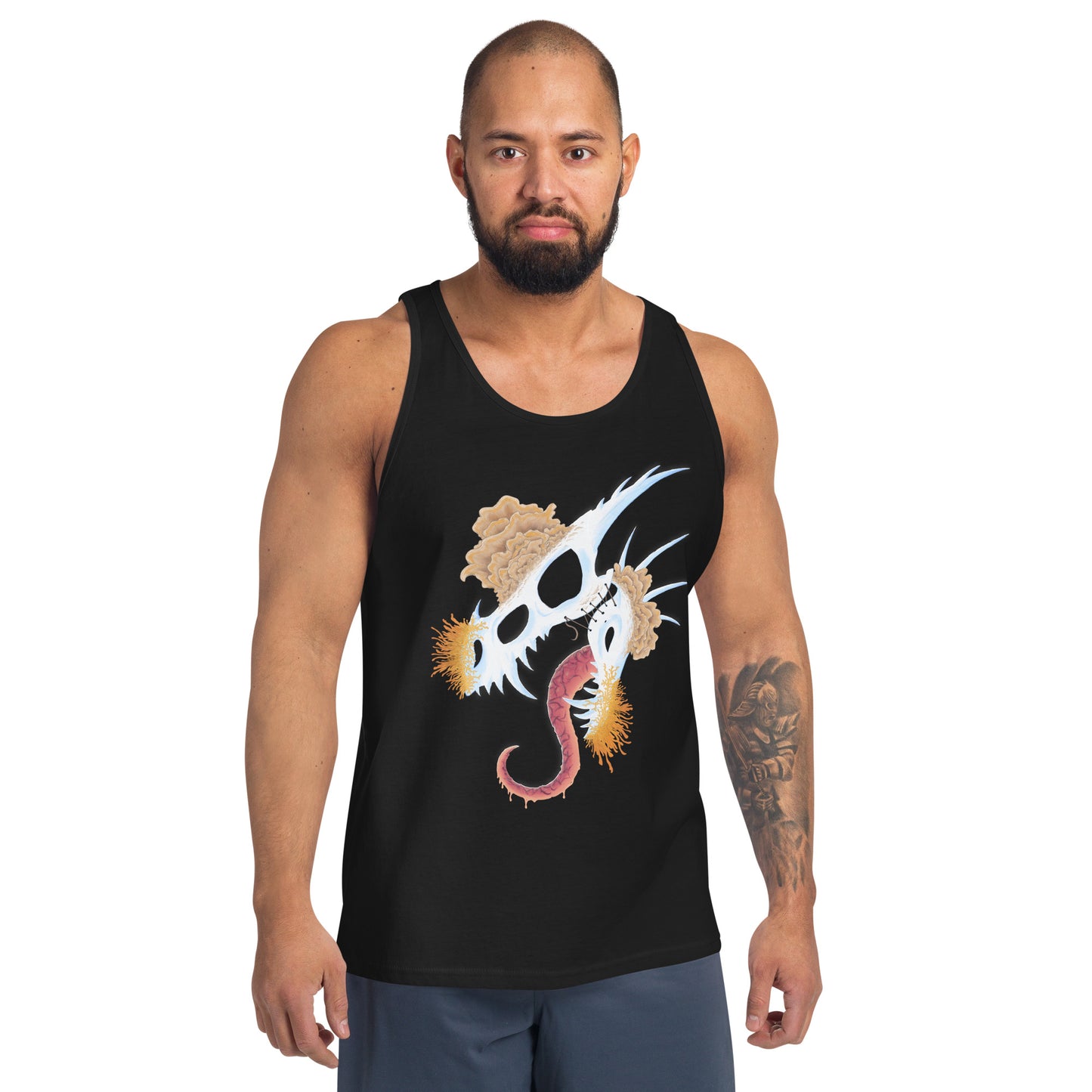 Fungal Dragon Skull - Unisex Tank Top