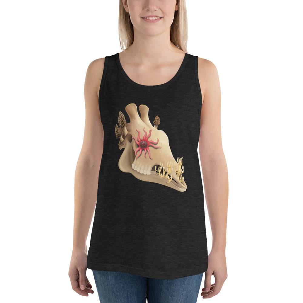 Fungal Giraffe Skull - Unisex Tank Top