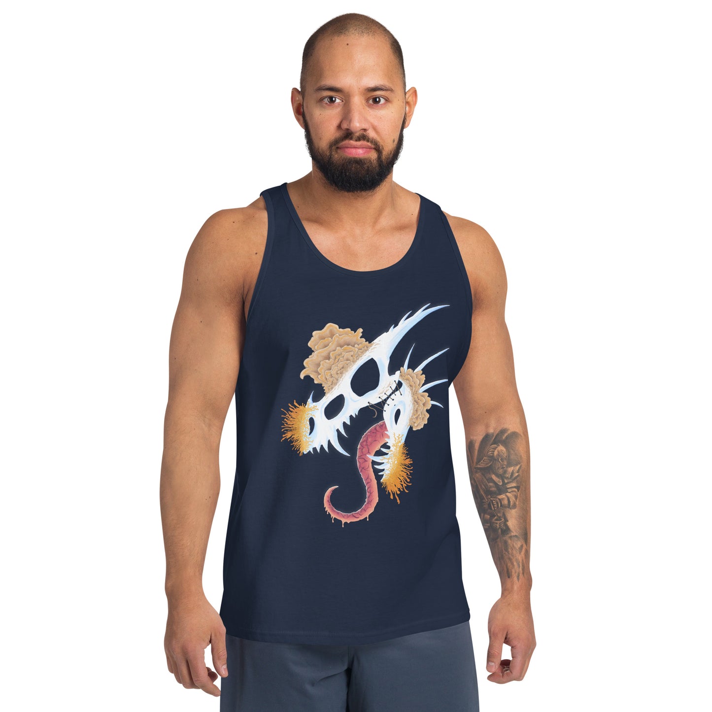 Fungal Dragon Skull - Unisex Tank Top