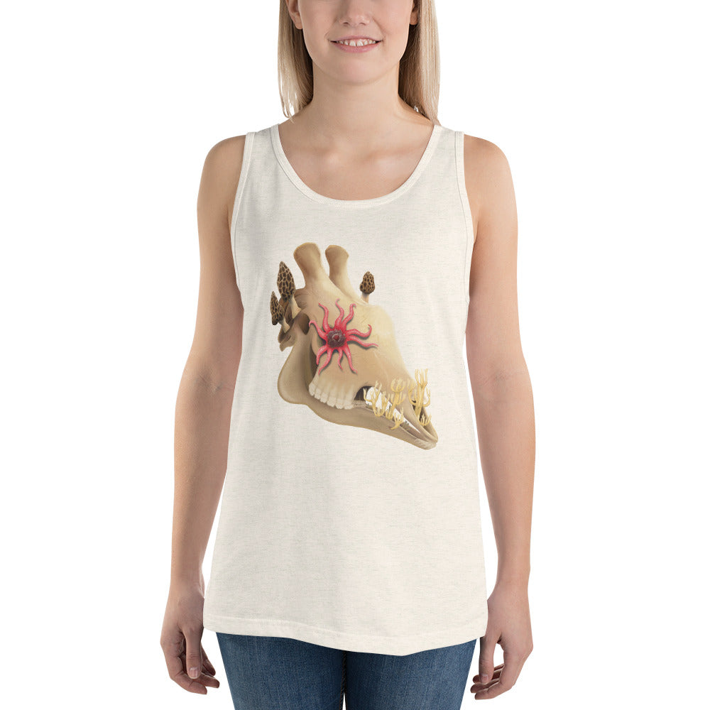 Fungal Giraffe Skull - Unisex Tank Top