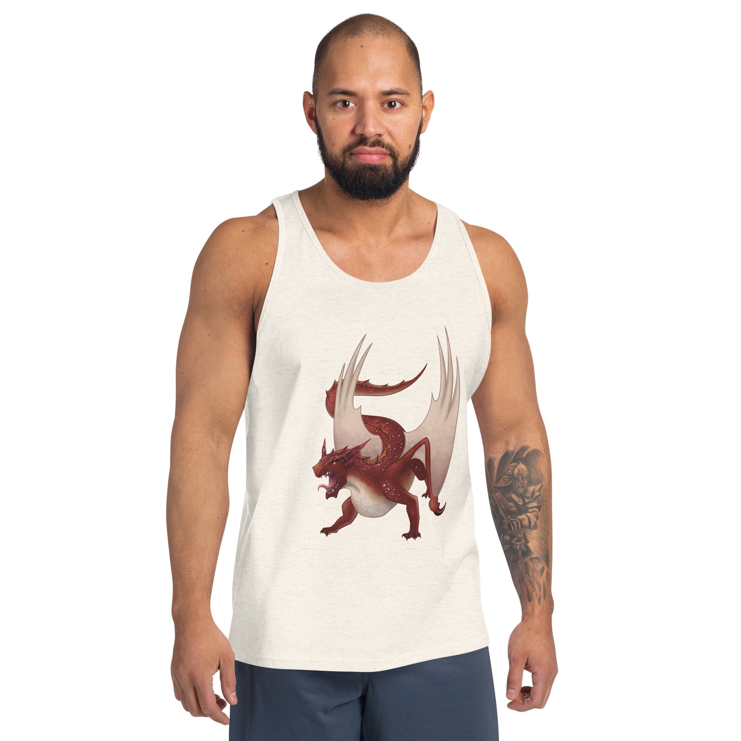 Cinnabar Mineral Dragon - Unisex Tank Top