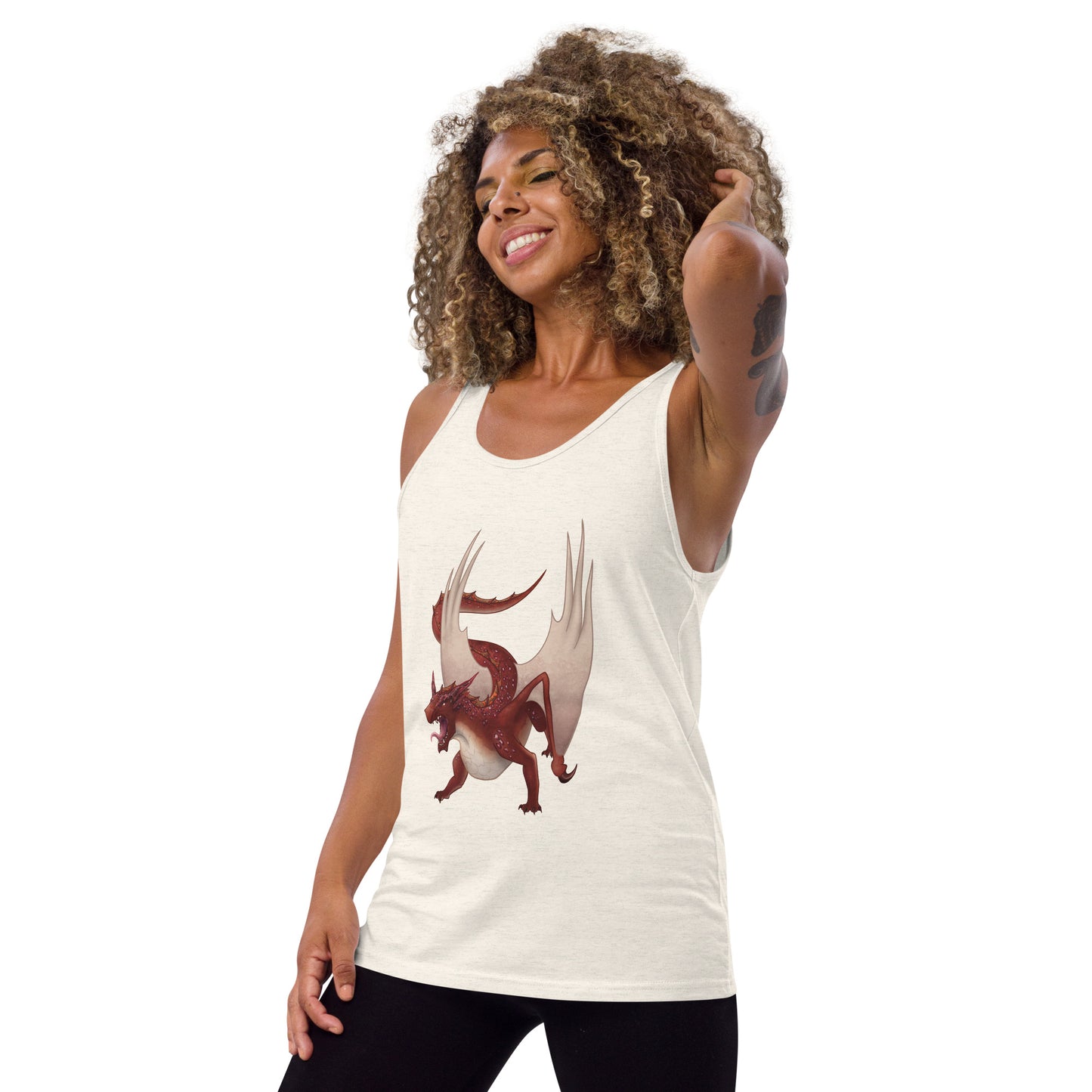 Cinnabar Mineral Dragon - Unisex Tank Top