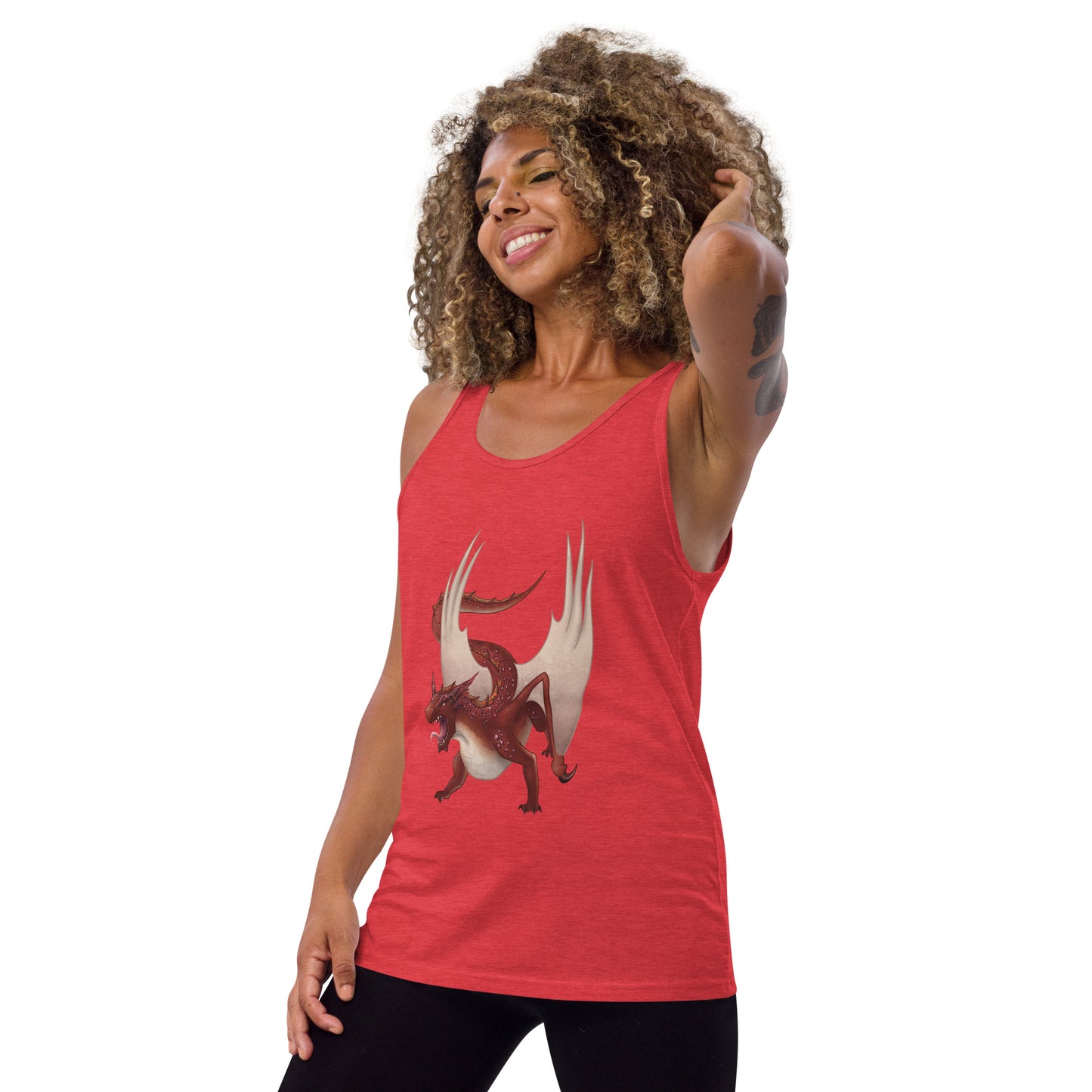 Cinnabar Mineral Dragon - Unisex Tank Top