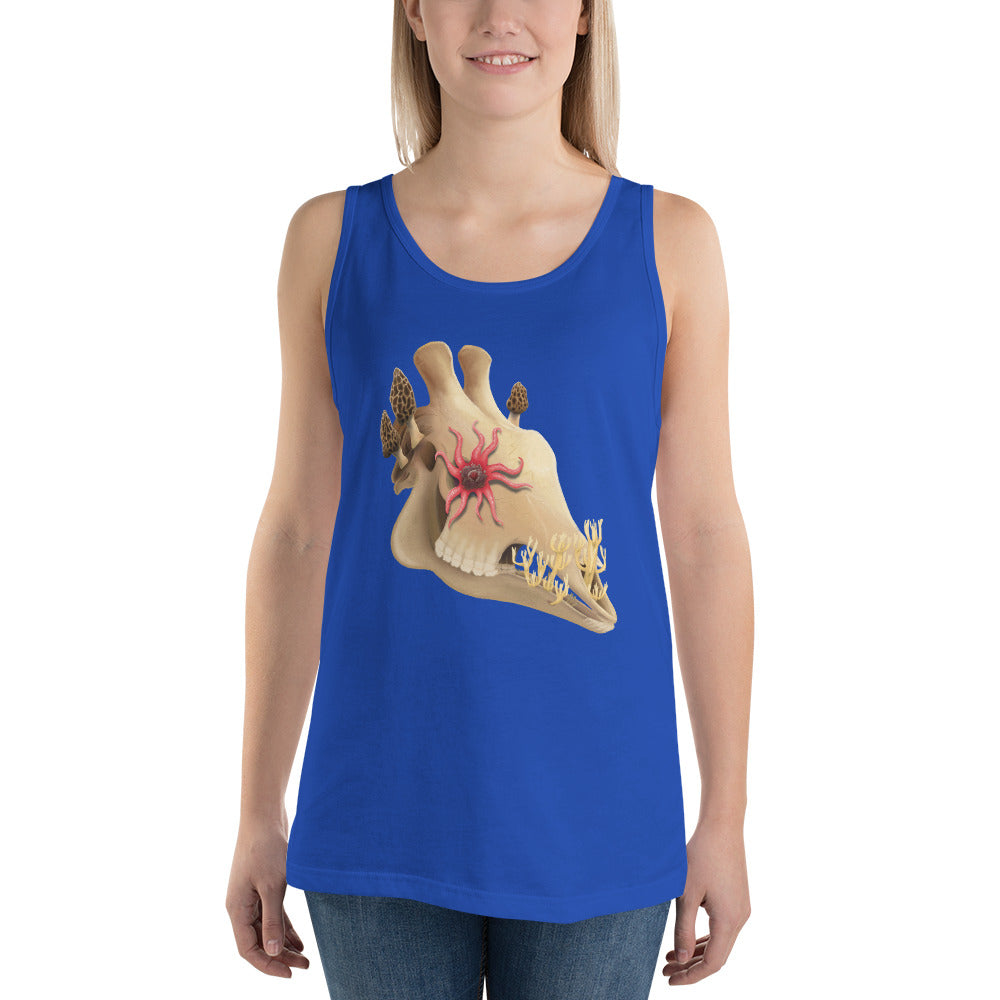 Fungal Giraffe Skull - Unisex Tank Top