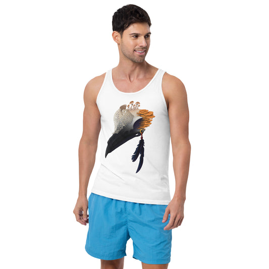 Fungal Crow Skull - Unisex Tank Top