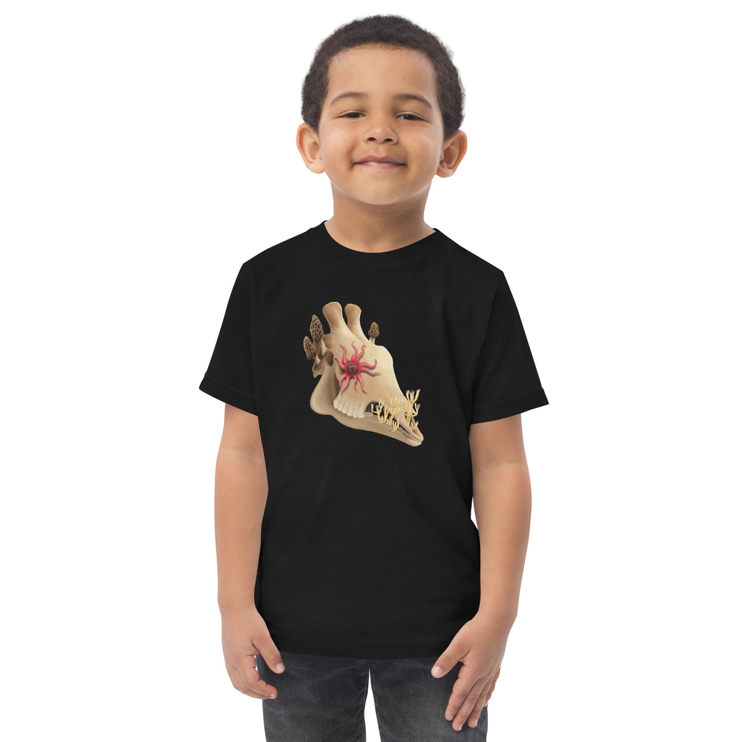 Fungal Giraffe Skull - Toddler Jersey T-Shirt