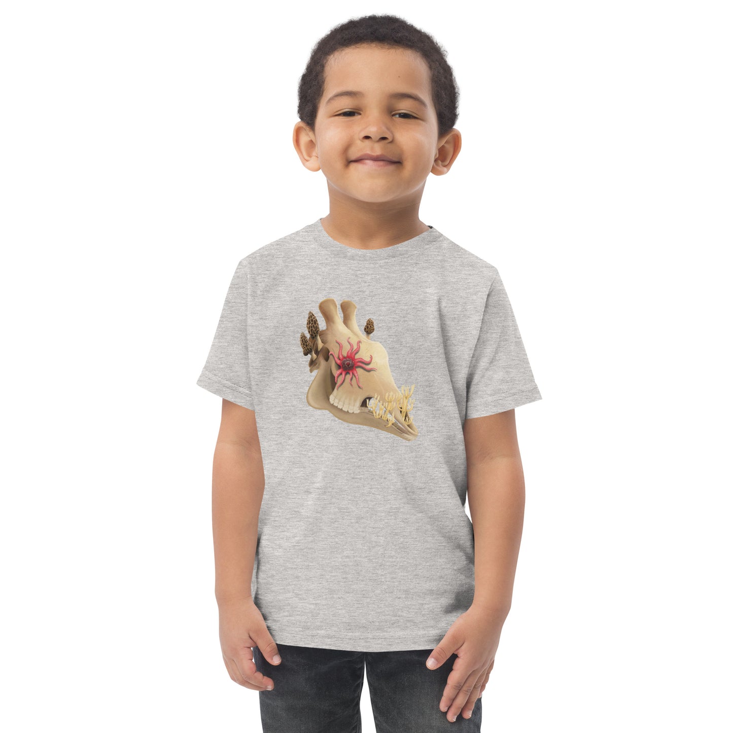 Fungal Giraffe Skull - Toddler Jersey T-Shirt