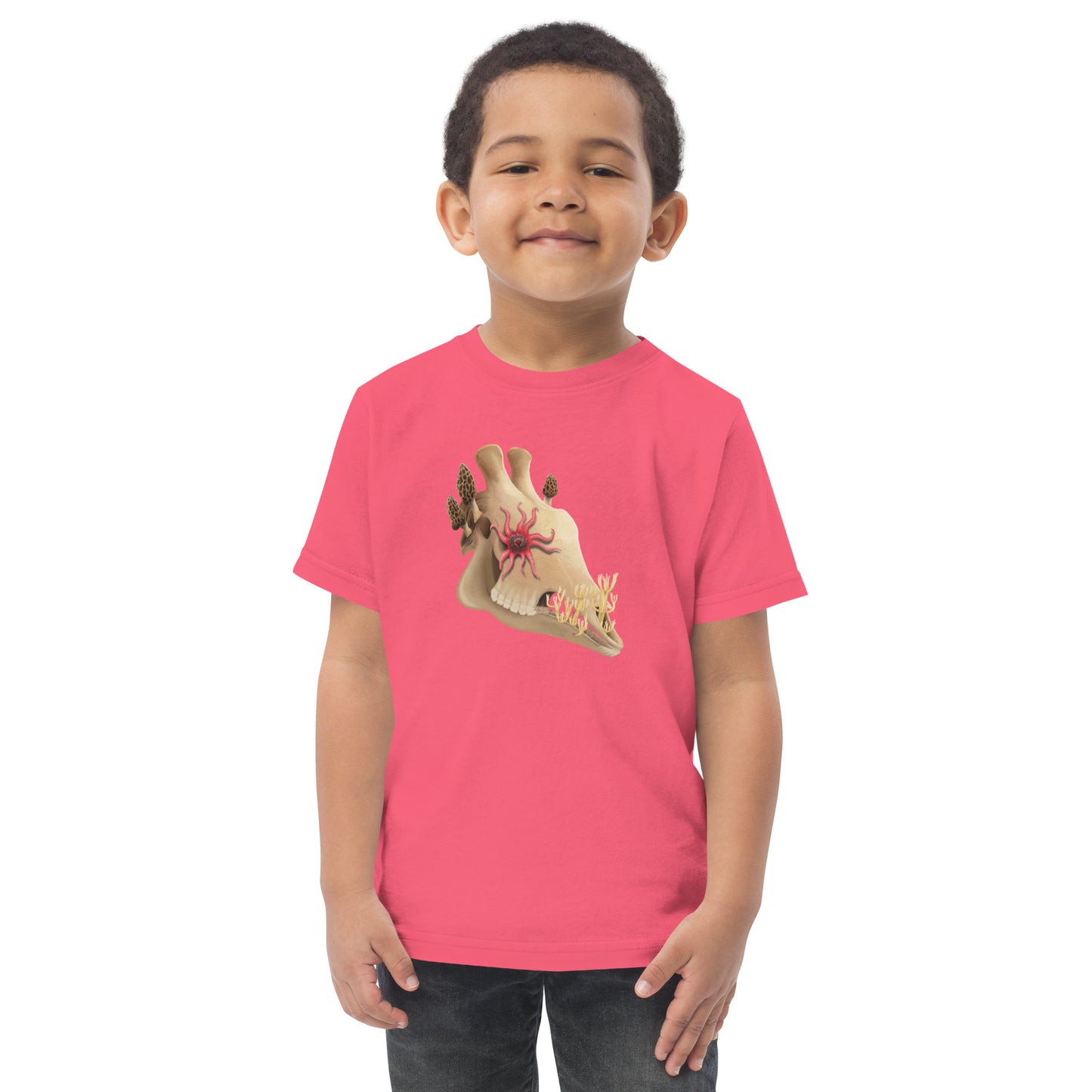 Fungal Giraffe Skull - Toddler Jersey T-Shirt