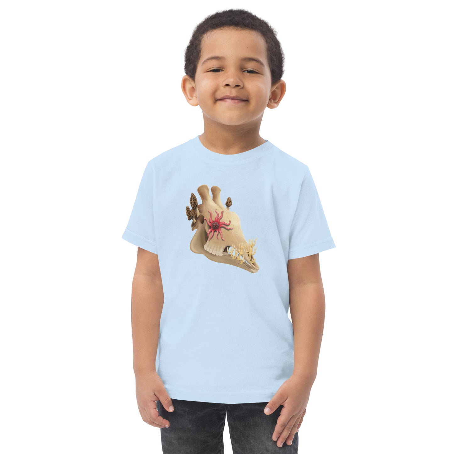 Fungal Giraffe Skull - Toddler Jersey T-Shirt