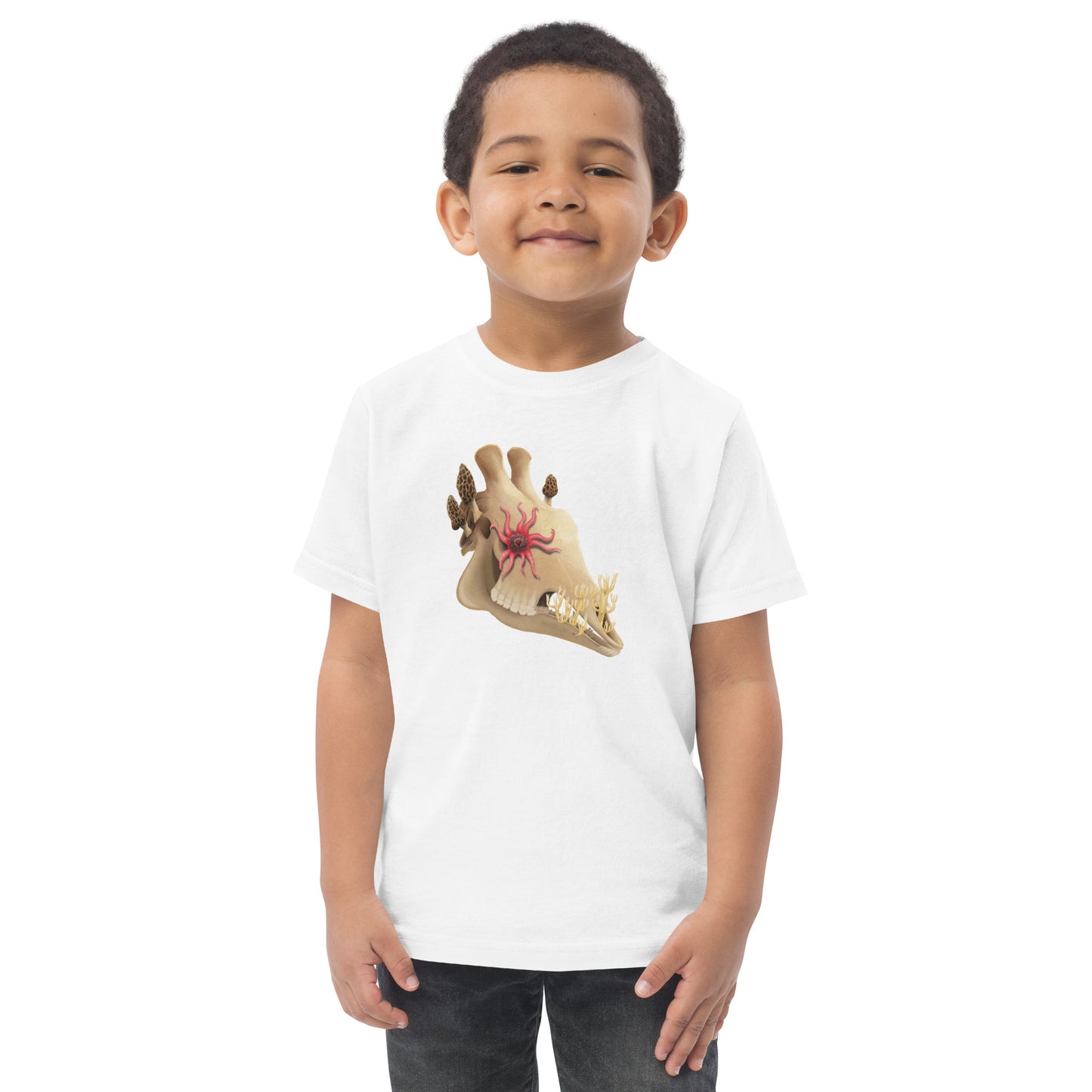 Fungal Giraffe Skull - Toddler Jersey T-Shirt