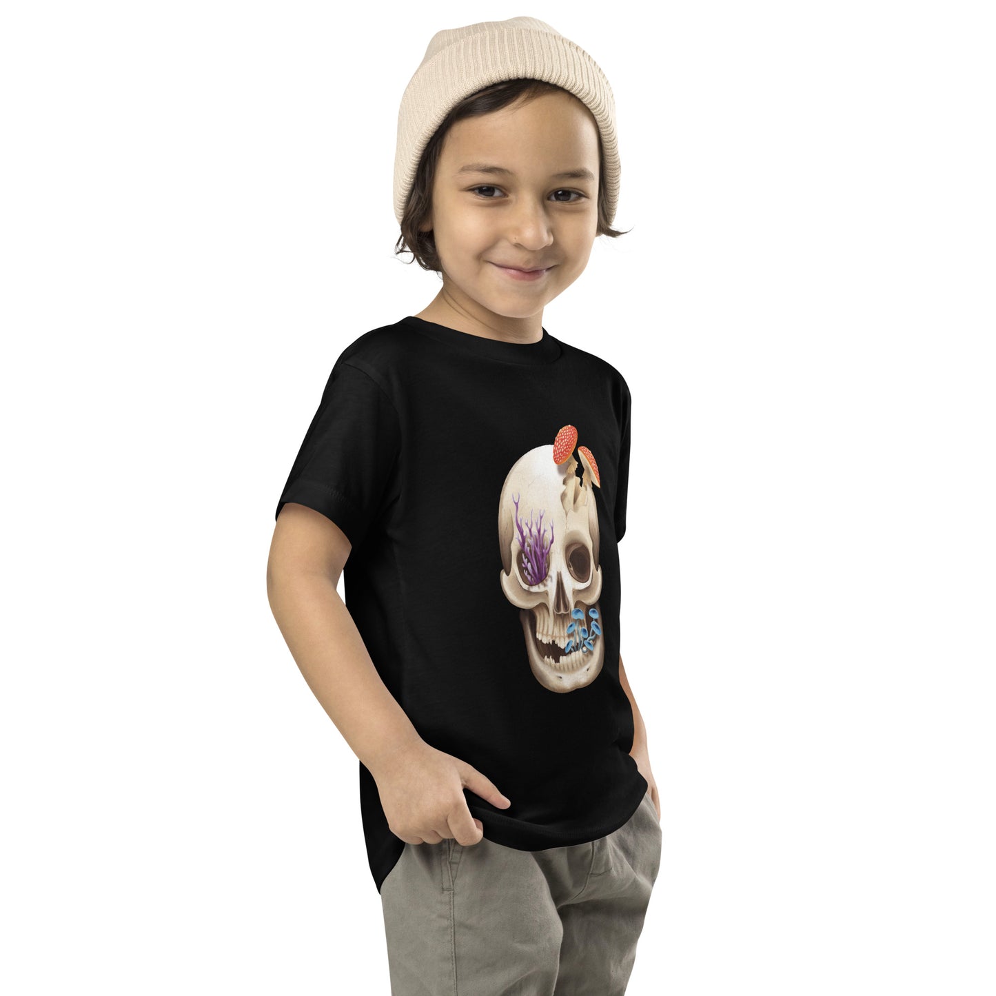 Fungal Human Skull - Toddler Short Sleeve Tee