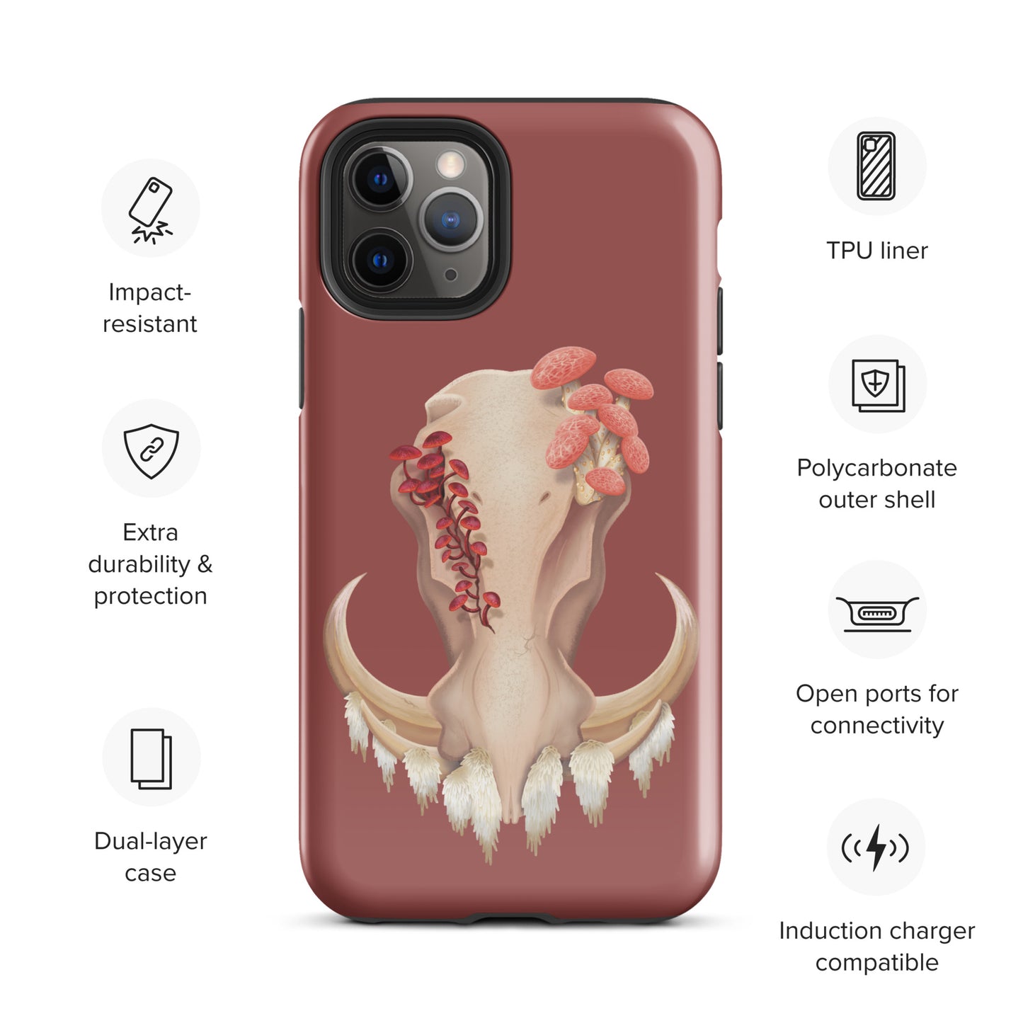 Fungal Warthog Skull - Tough Case for iPhone®