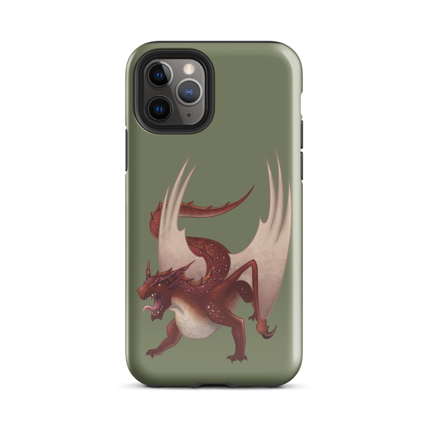 Cinnabar Mineral Dragon - Tough Case for iPhone®