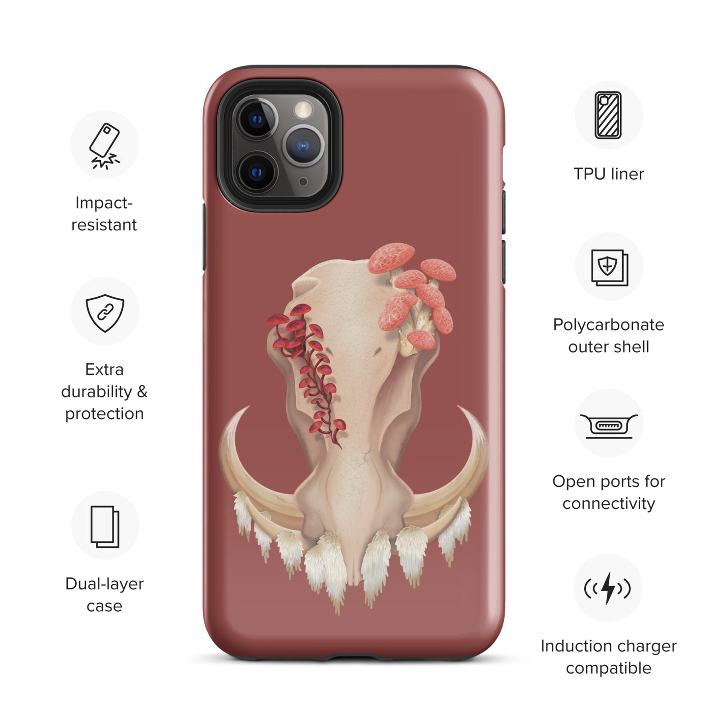 Fungal Warthog Skull - Tough Case for iPhone®