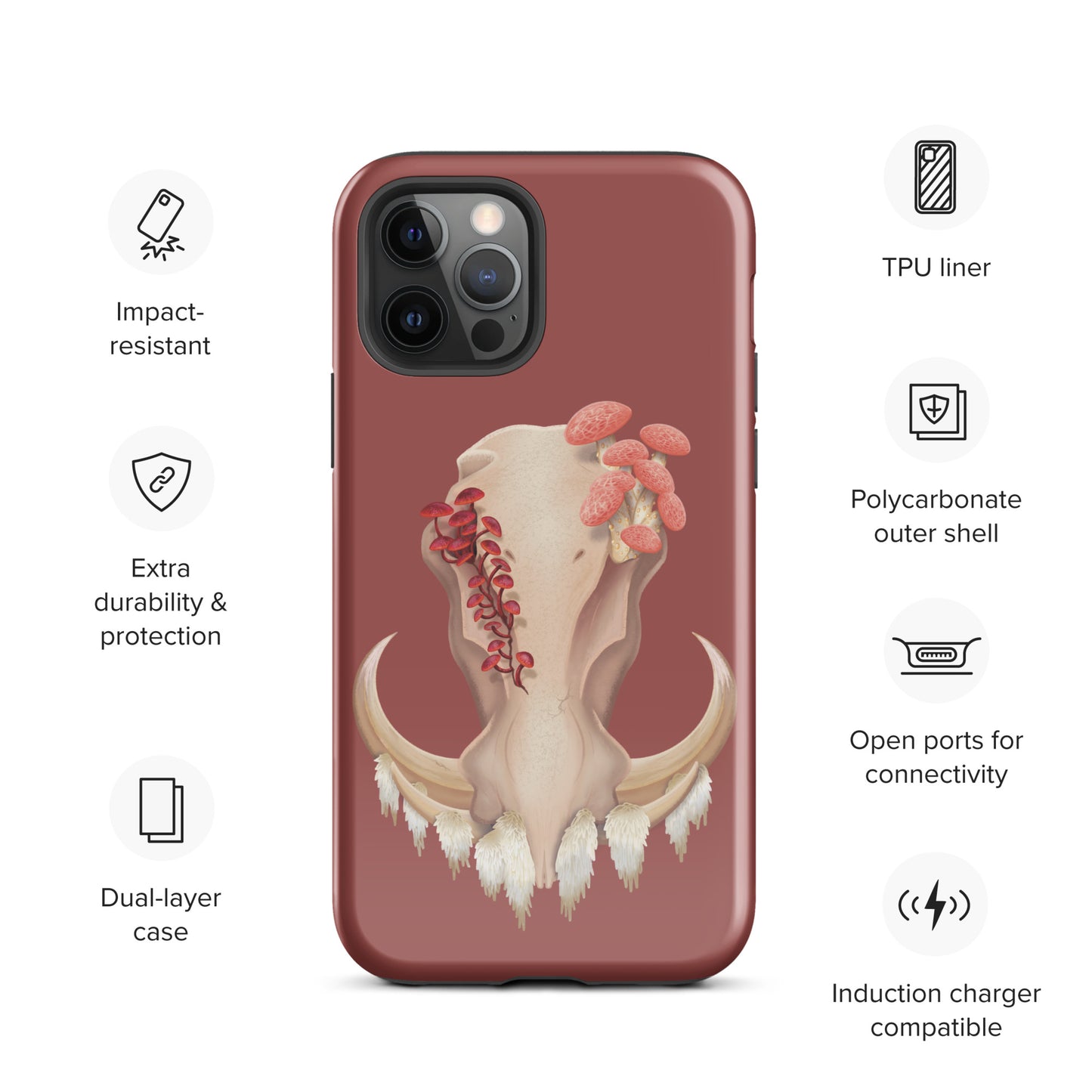 Fungal Warthog Skull - Tough Case for iPhone®