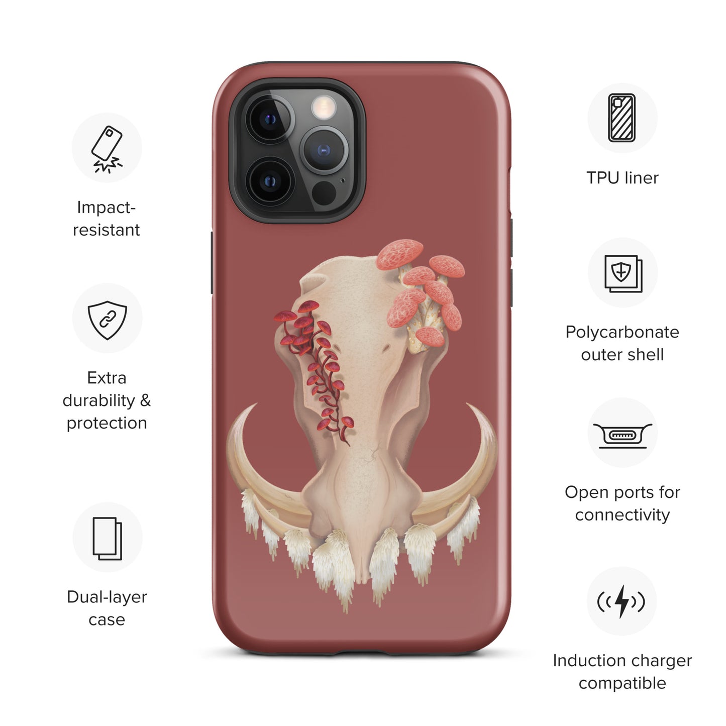 Fungal Warthog Skull - Tough Case for iPhone®