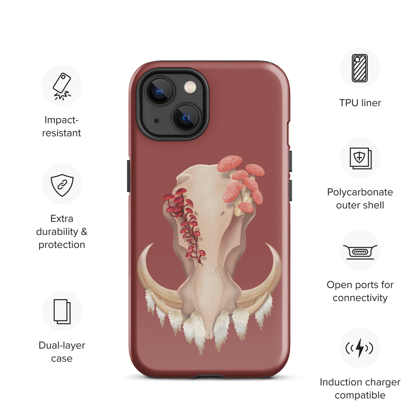 Fungal Warthog Skull - Tough Case for iPhone®