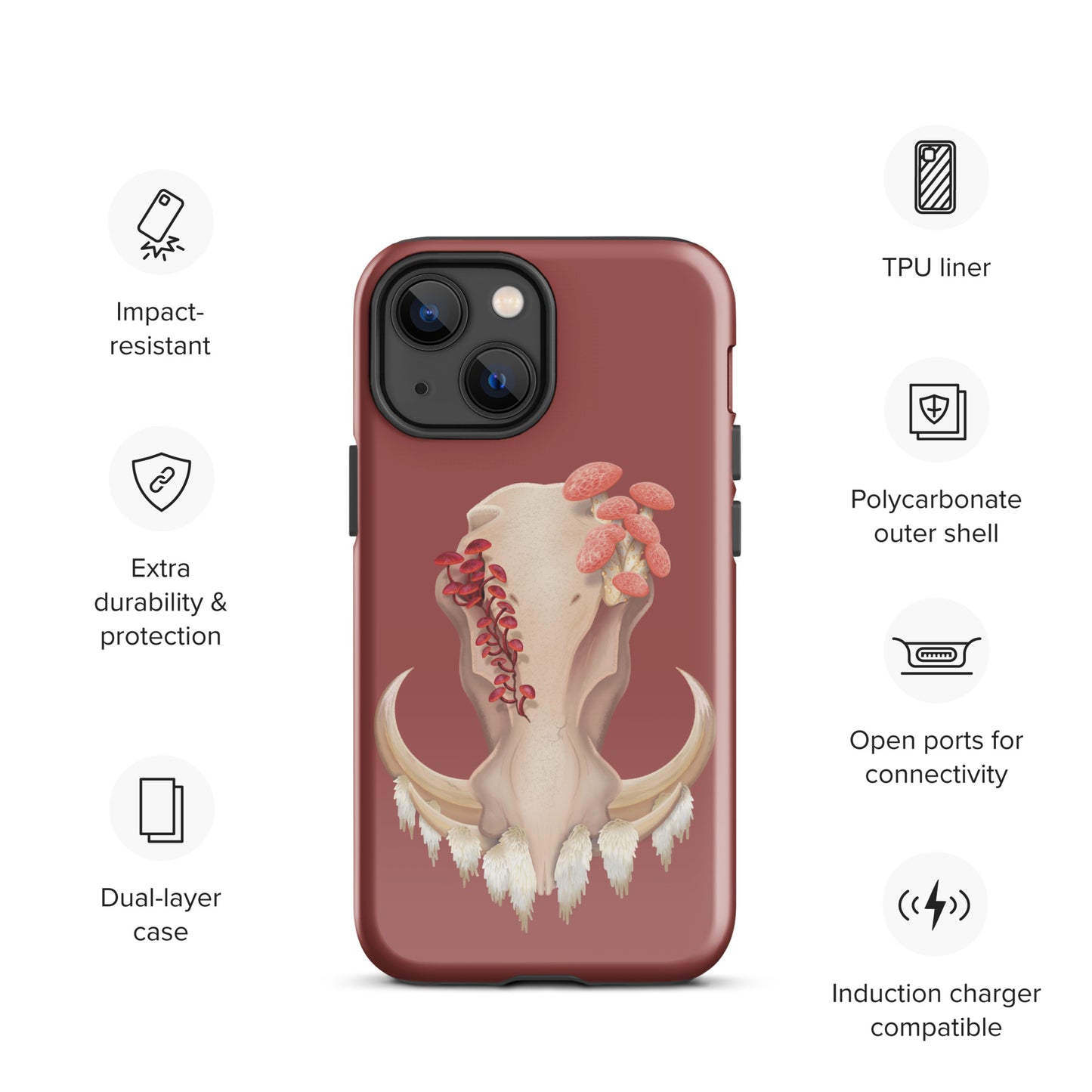 Fungal Warthog Skull - Tough Case for iPhone®