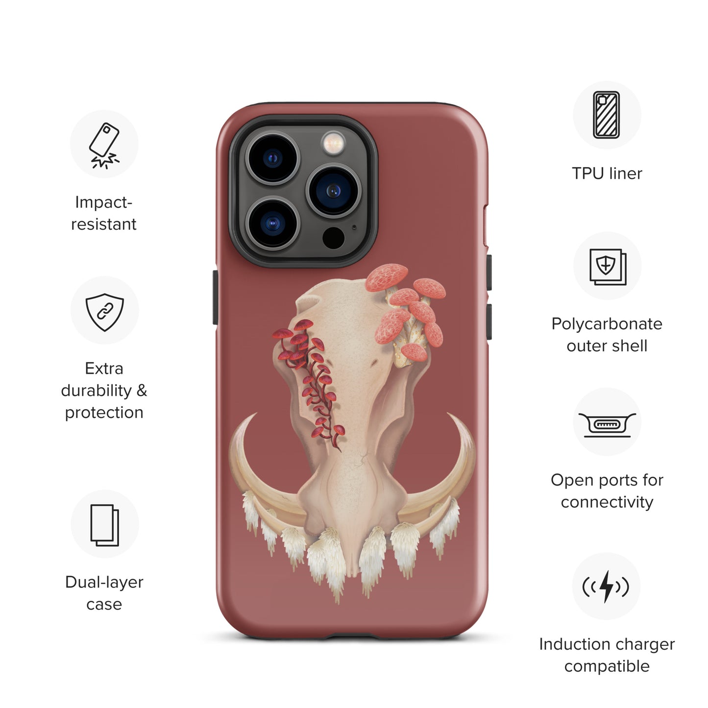 Fungal Warthog Skull - Tough Case for iPhone®