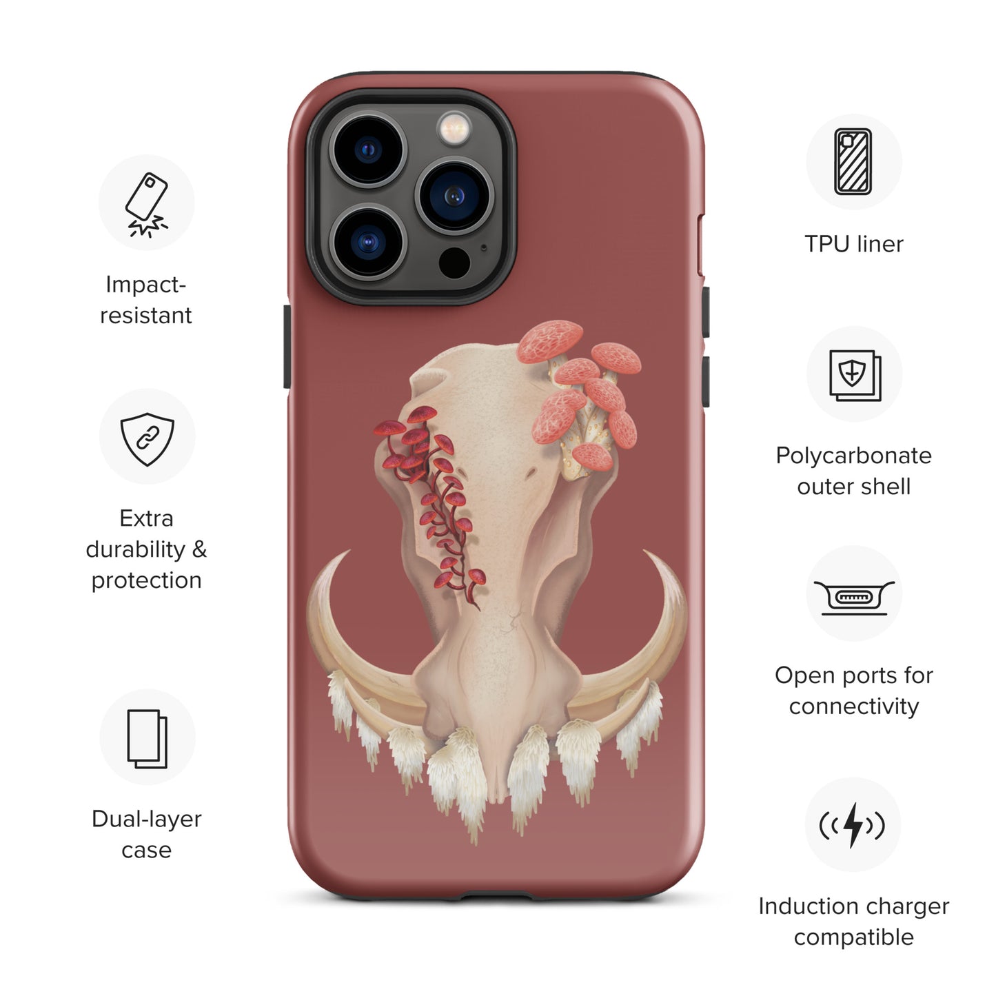 Fungal Warthog Skull - Tough Case for iPhone®