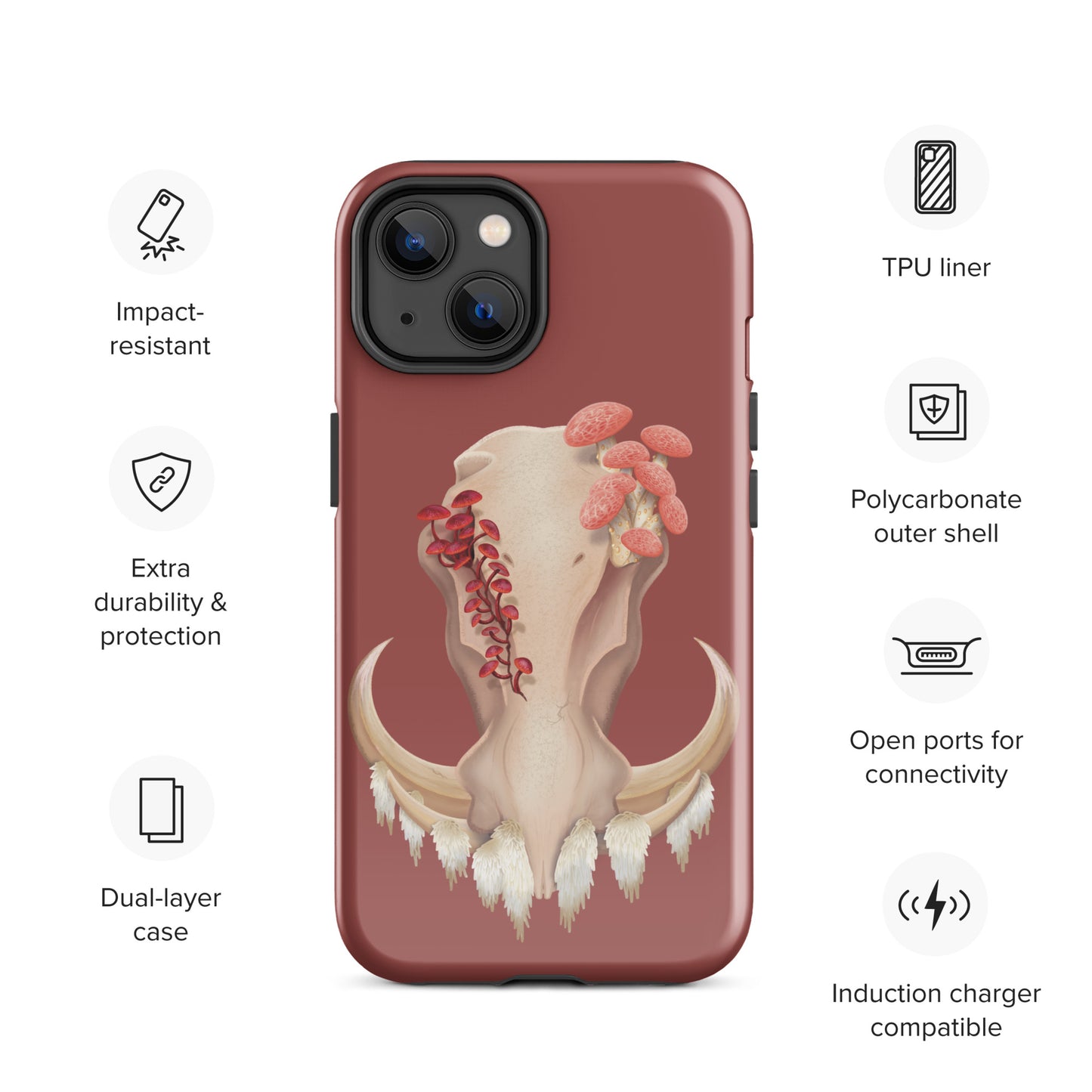 Fungal Warthog Skull - Tough Case for iPhone®