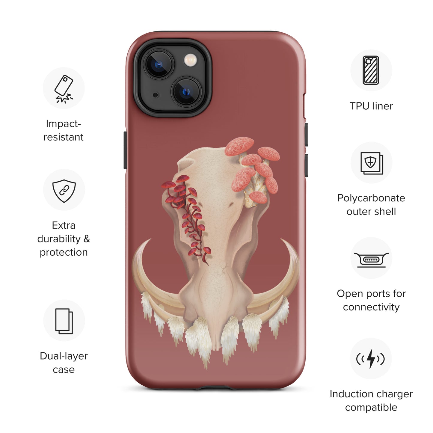 Fungal Warthog Skull - Tough Case for iPhone®