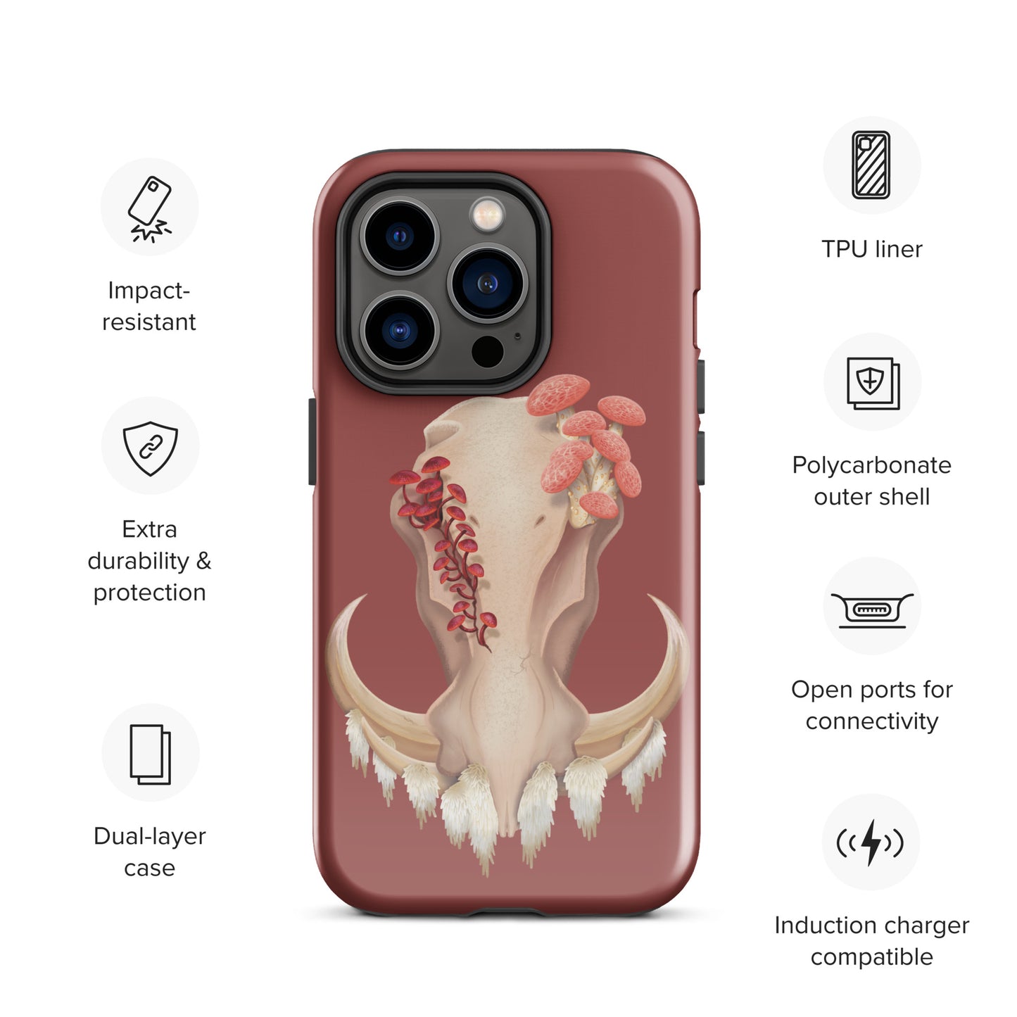 Fungal Warthog Skull - Tough Case for iPhone®