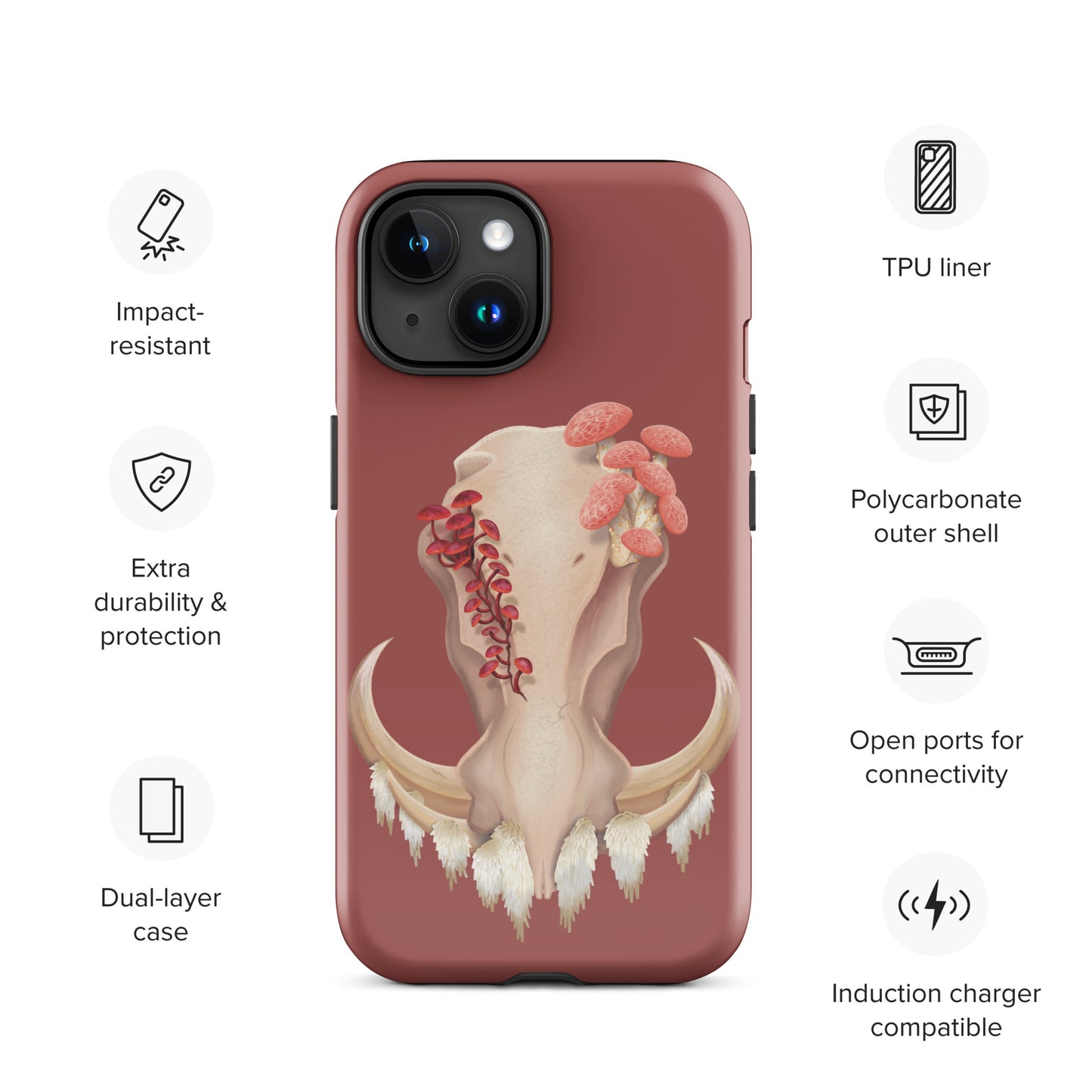 Fungal Warthog Skull - Tough Case for iPhone®