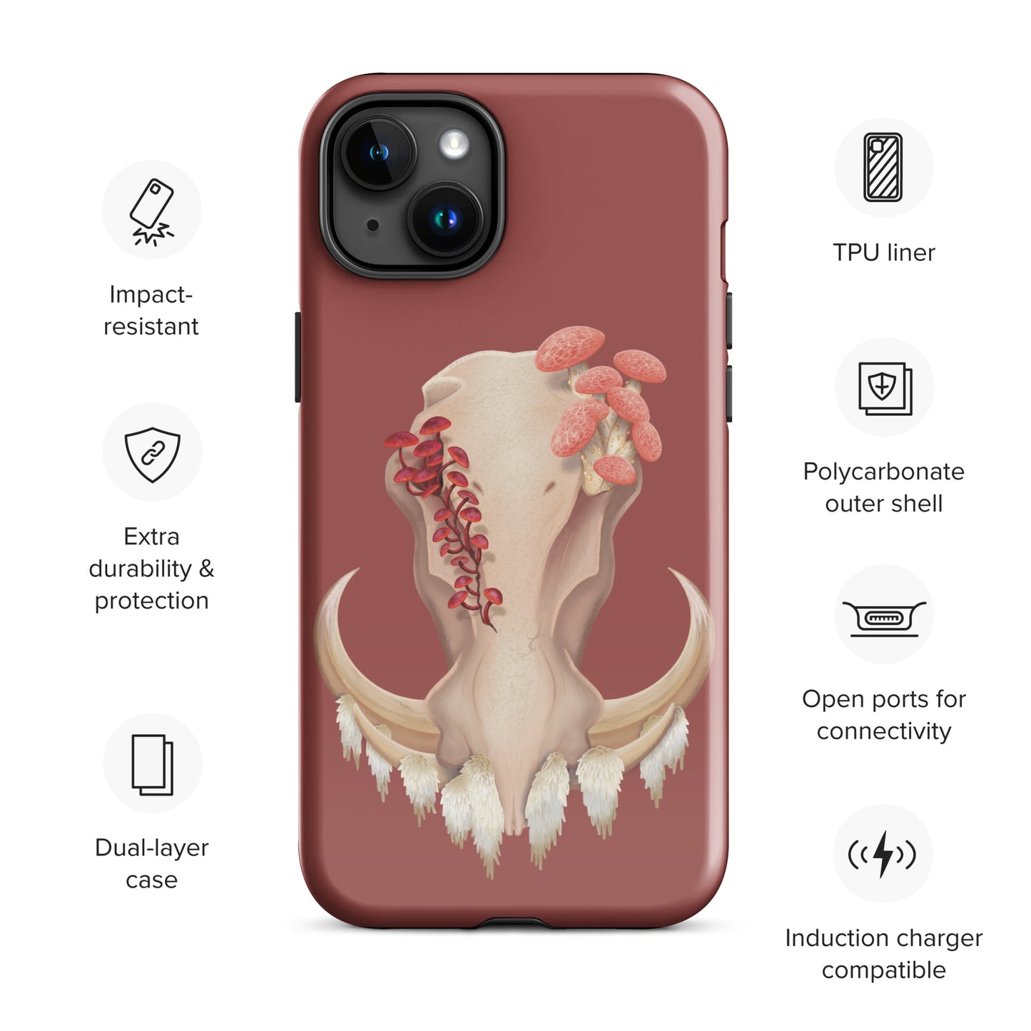 Fungal Warthog Skull - Tough Case for iPhone®