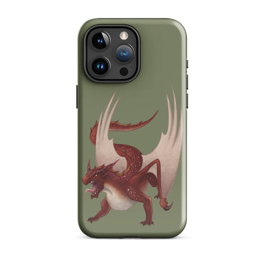 Cinnabar Mineral Dragon - Tough Case for iPhone®